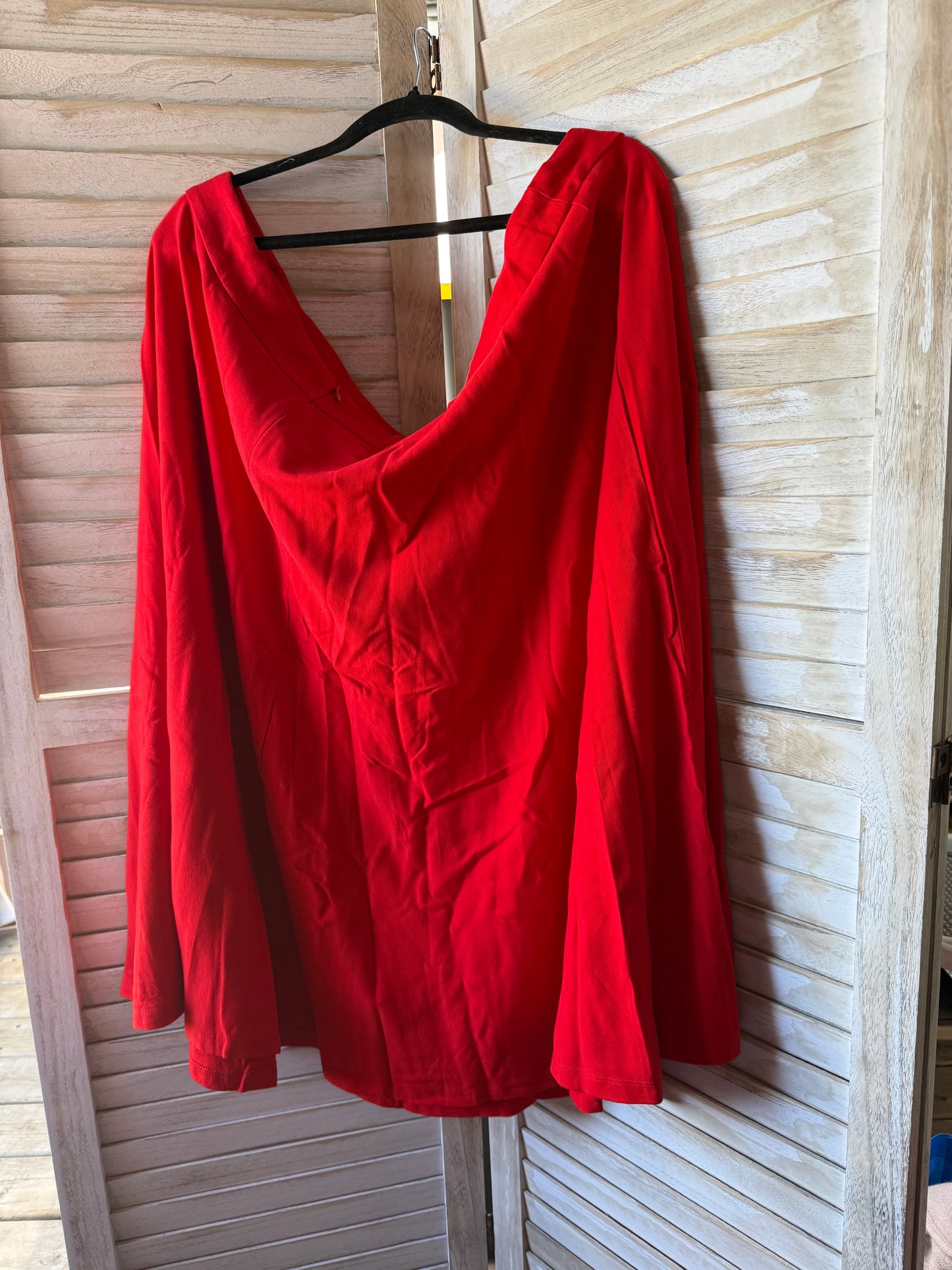 ELOQUII Red Circle Skirt