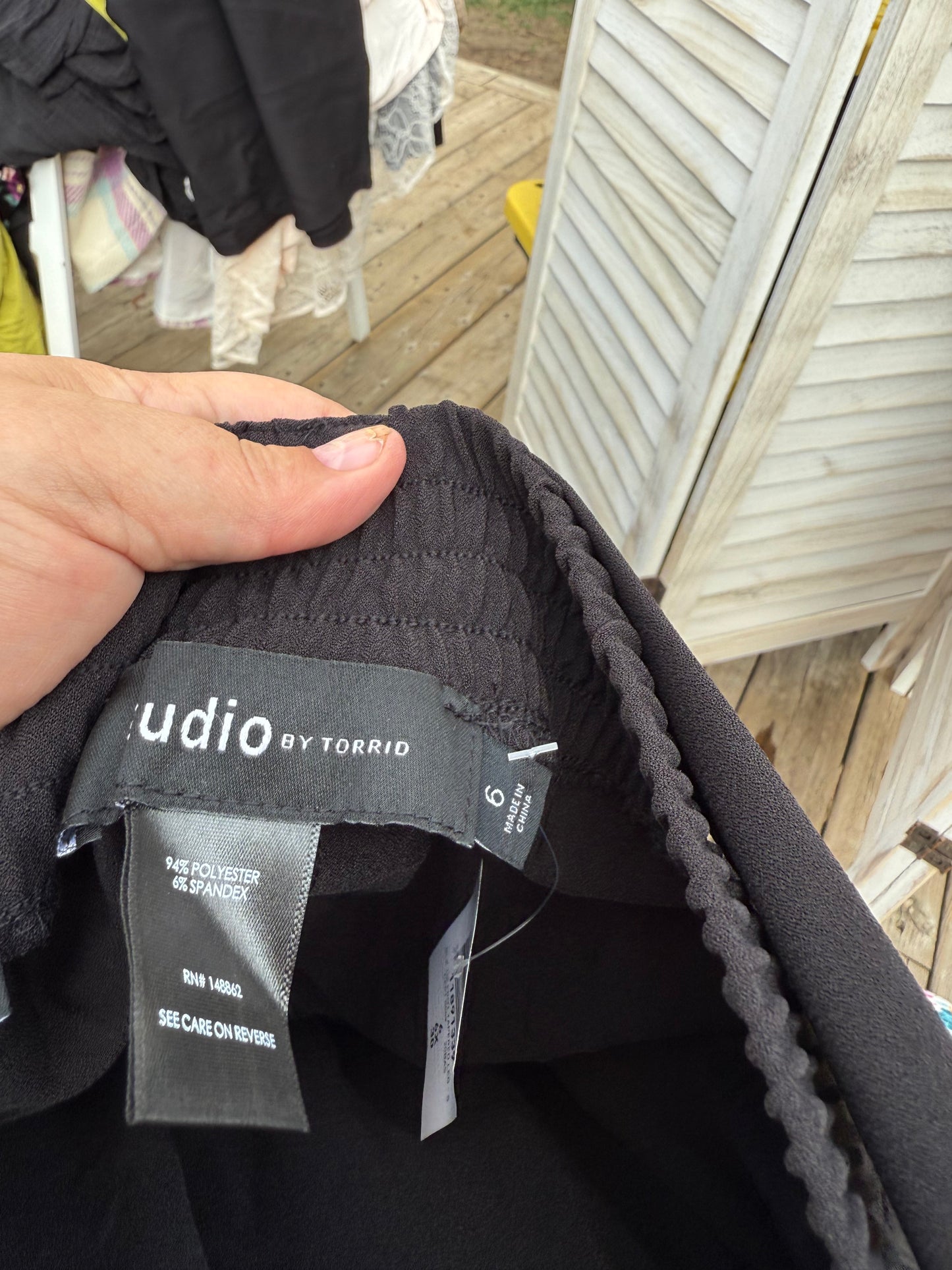 Torrid Black Cuffed Pant