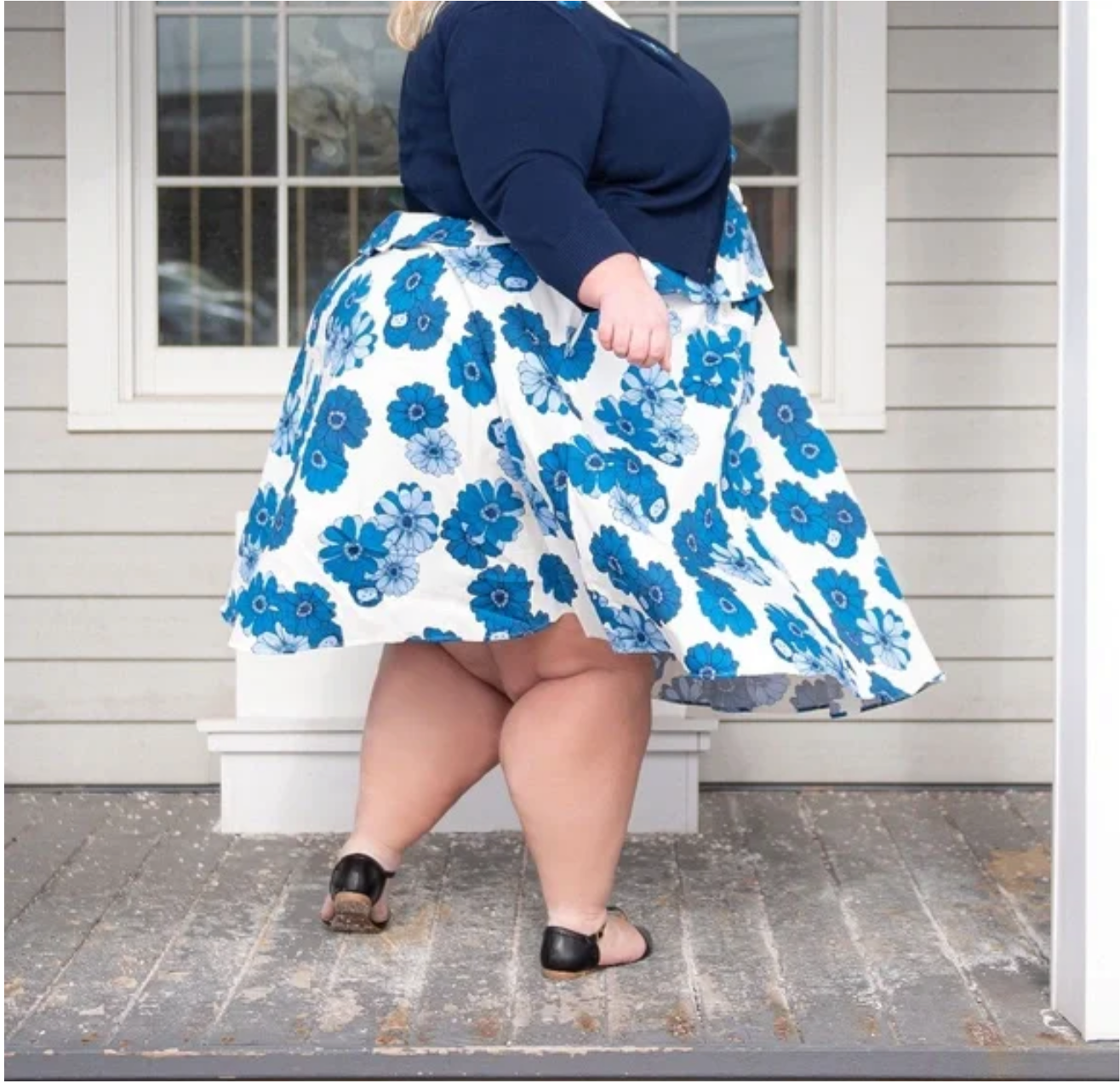 ModCloth x Collectif Collared Daisy A-line Skirt