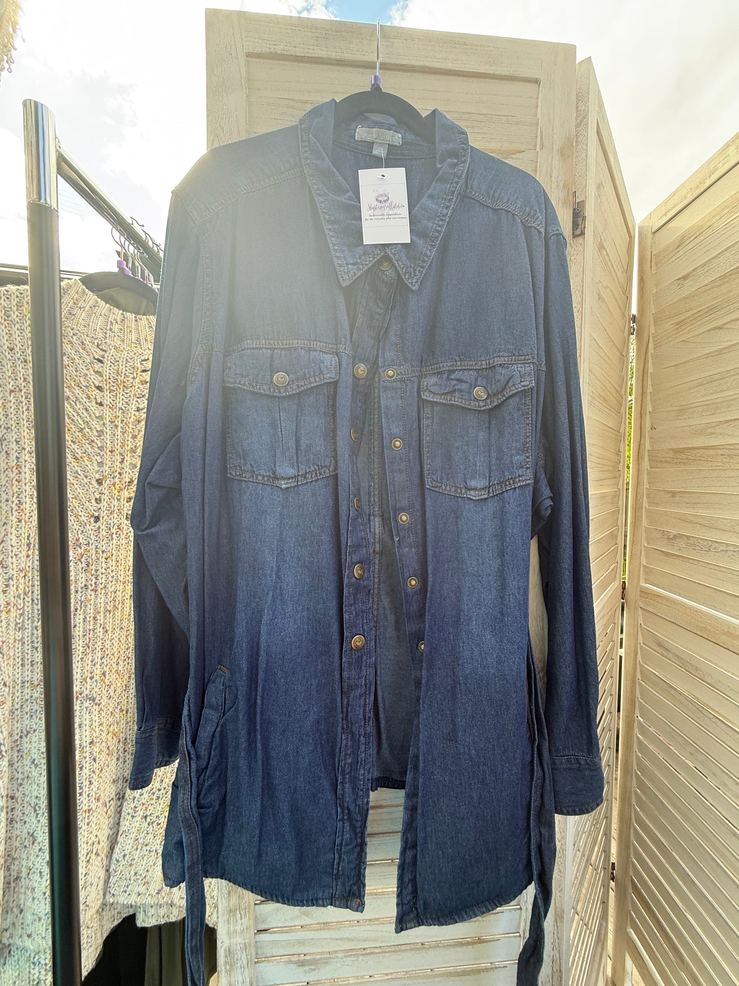 Woman Within Denim Coat