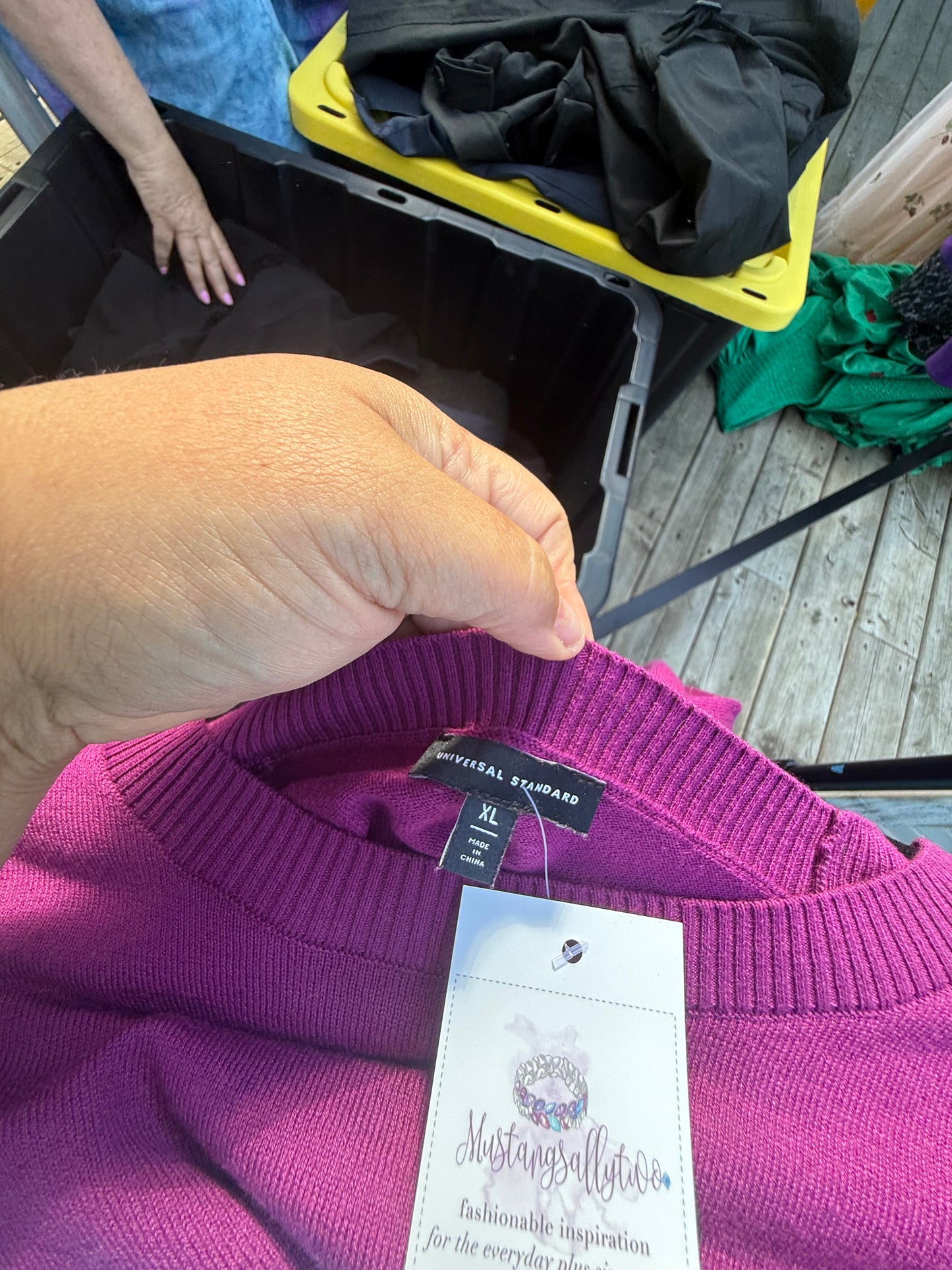 Universal Standard Magenta Sweater