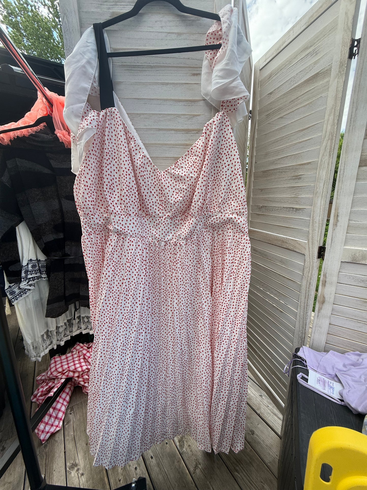 ELOQUII Heart Print Dress