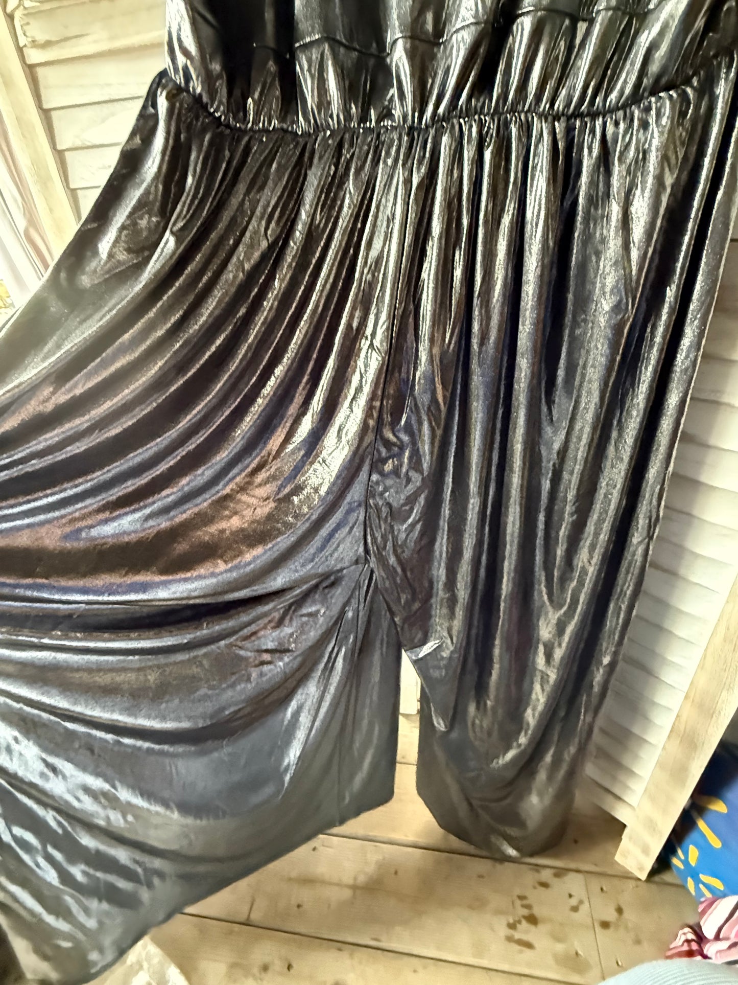 Dia & Co Metallic Jumpsuit