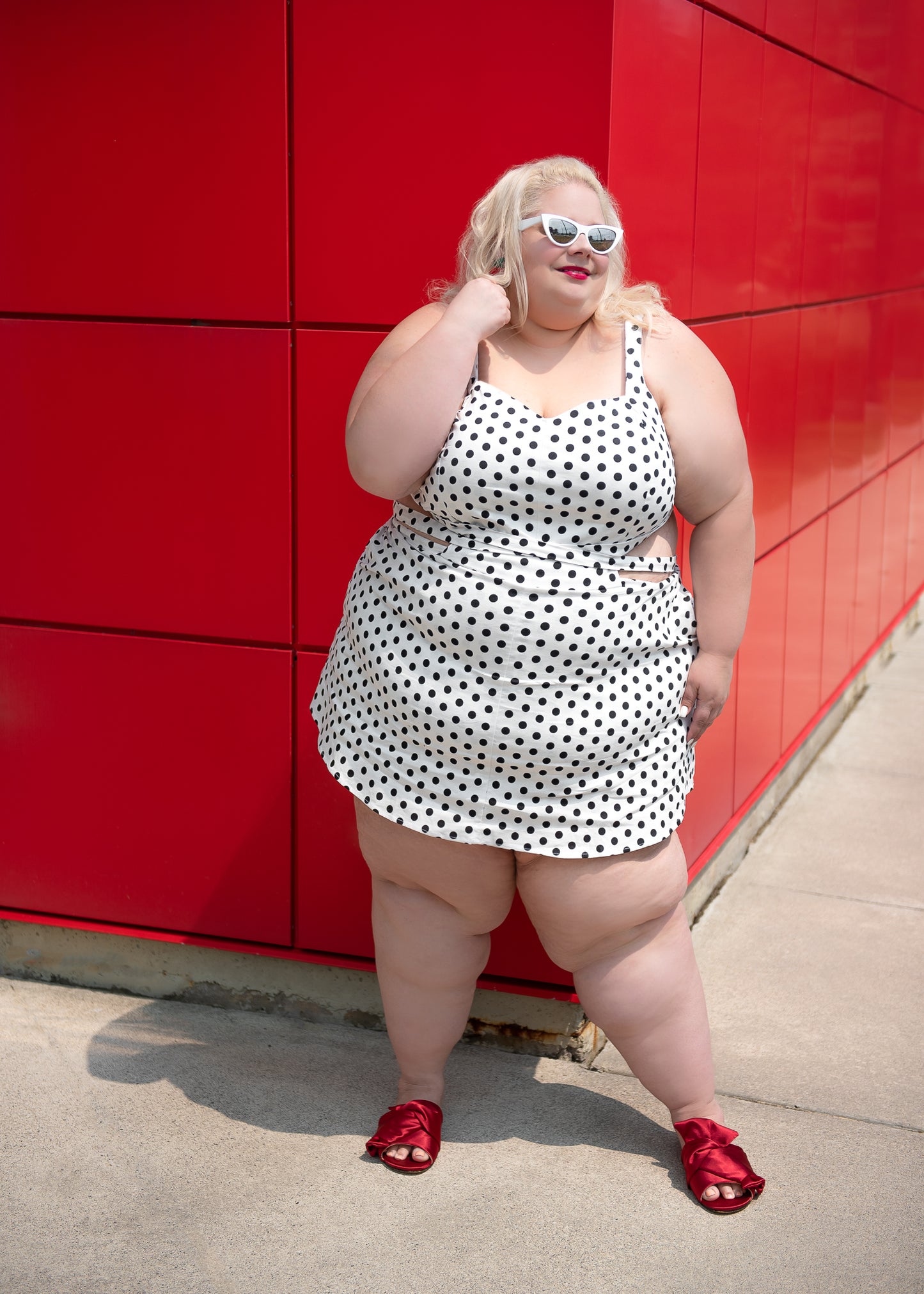 Unique Vintage Polka Dot Romper