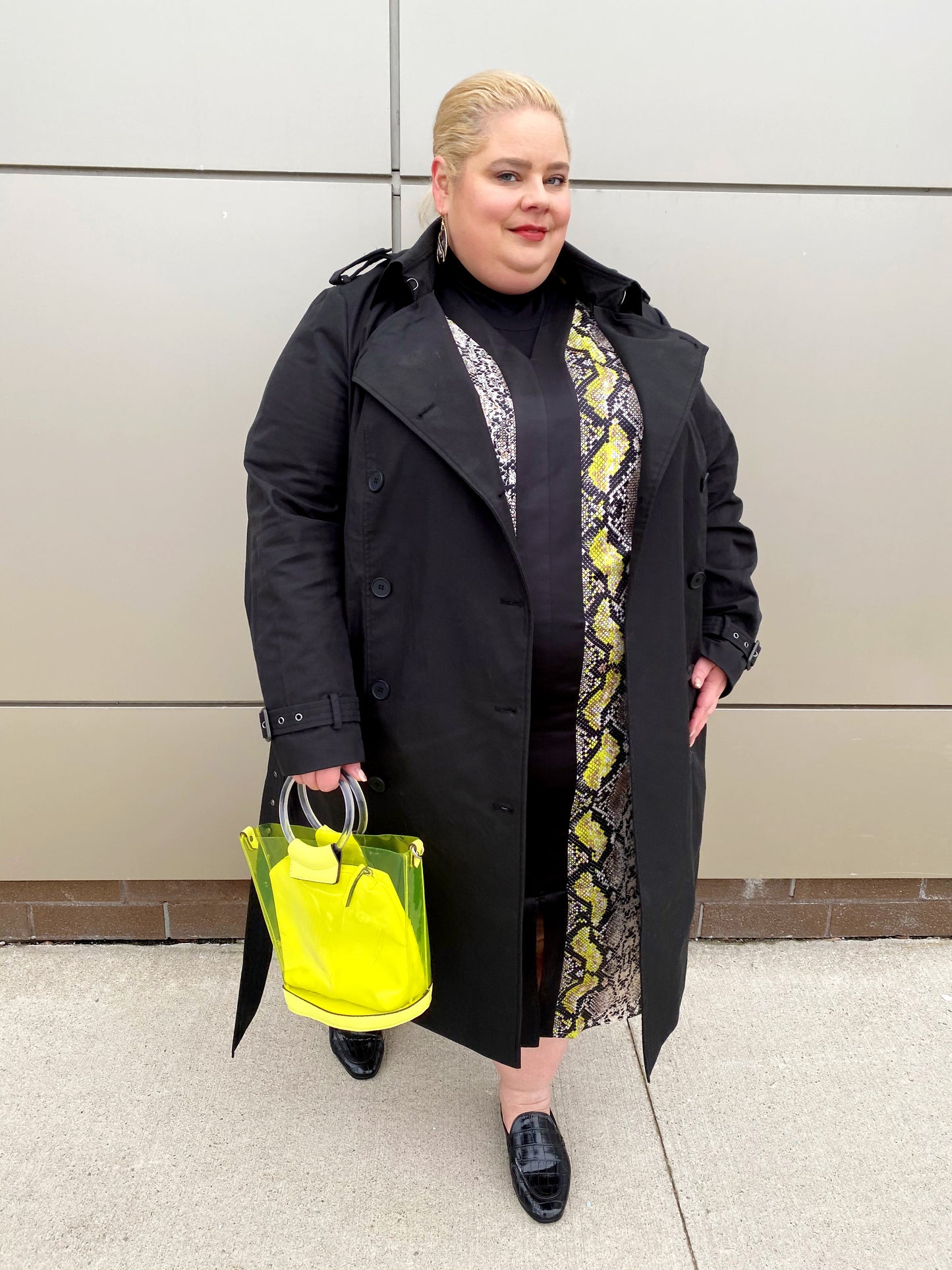 Universal Standard Black Trench Coat