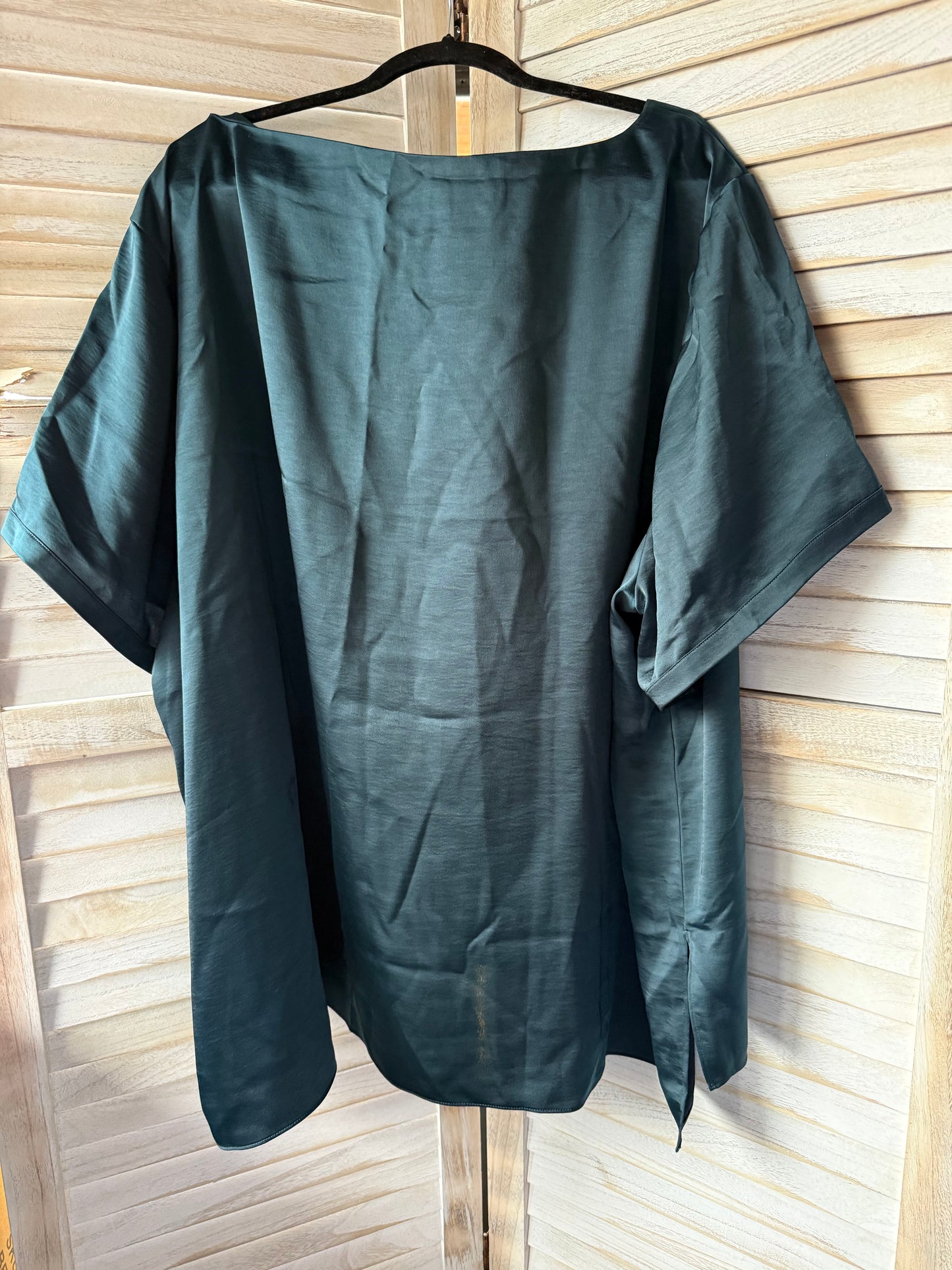 Universal Standard Teal Blouse