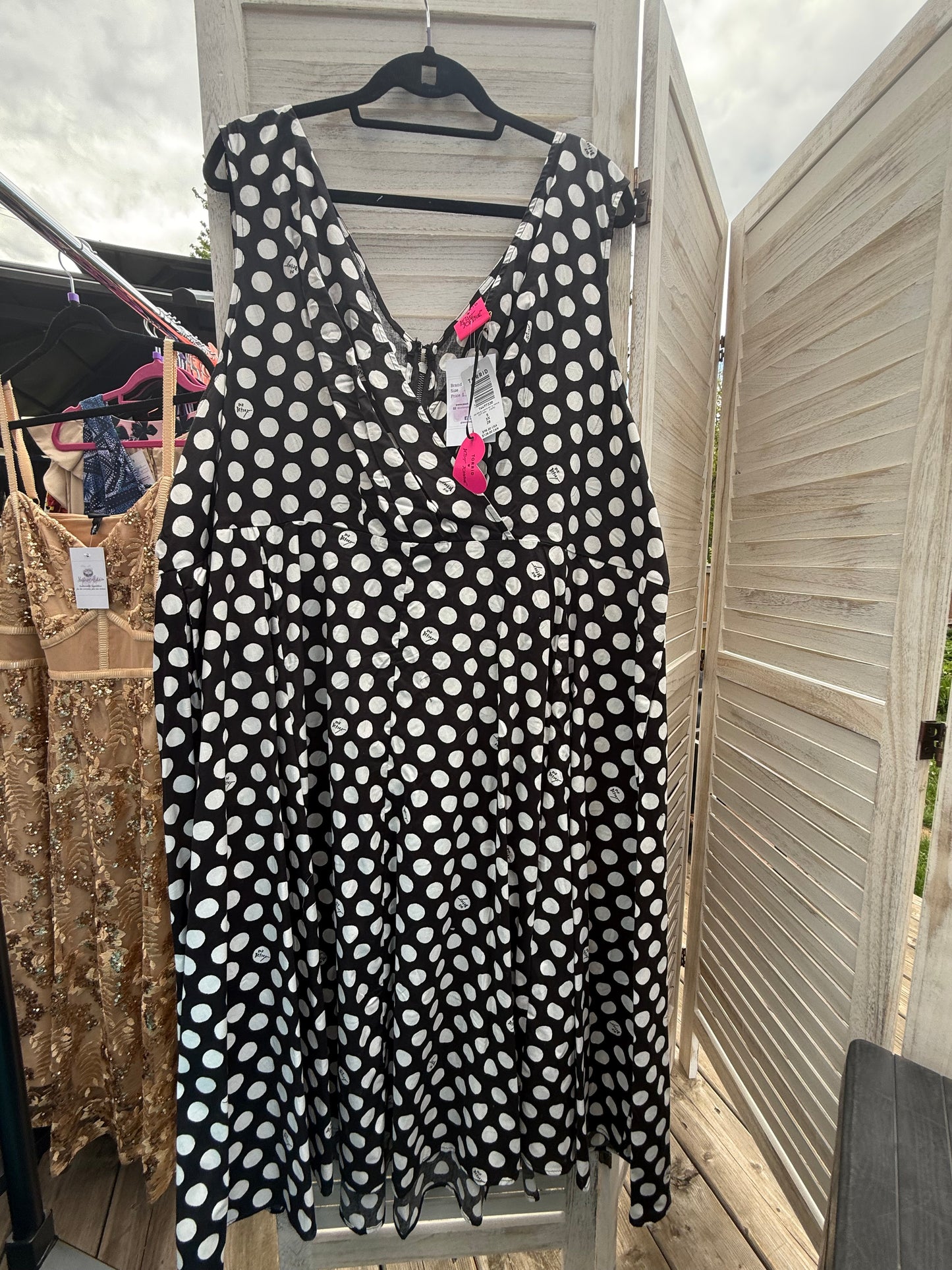 Torrid x Betsey Johnson Polka Dot Dress
