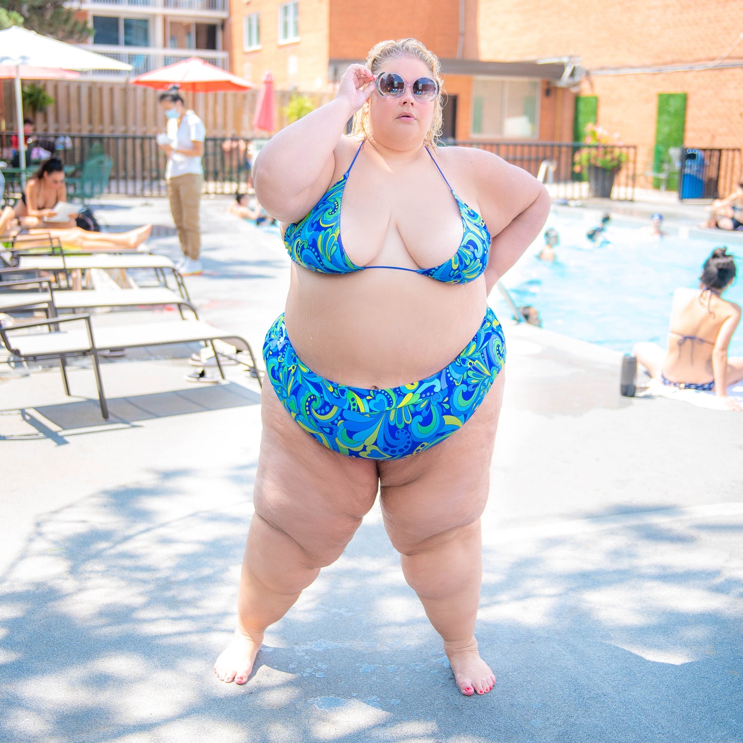 Alpine Butterfly Blue Bikini
