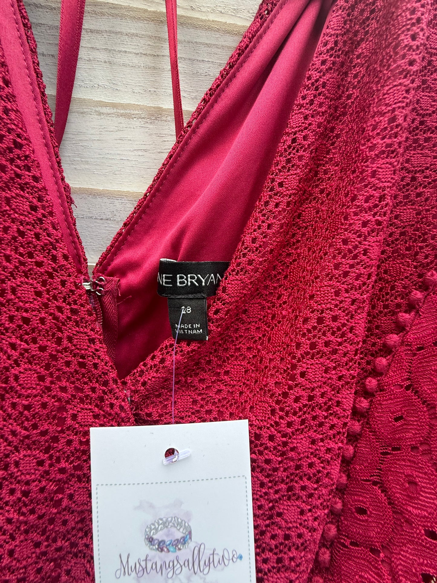 Lane Bryant Fuchsia Lace Dress
