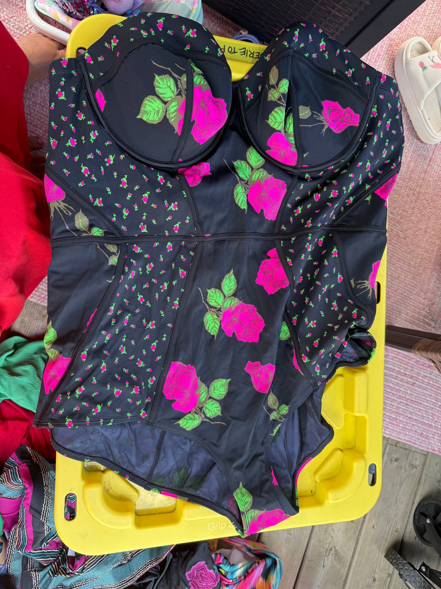 Torrid x Betsey Johnson One Piece Floral Swimsuit