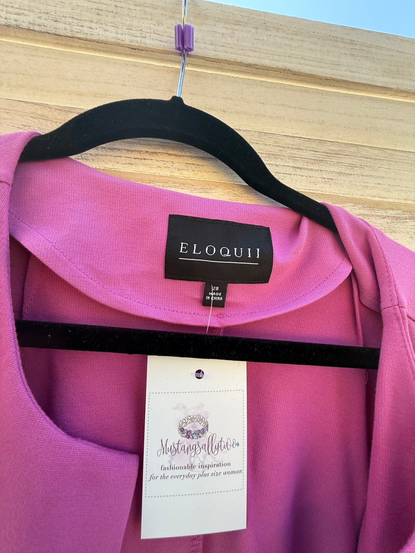 ELOQUII Pink Suit Jacket