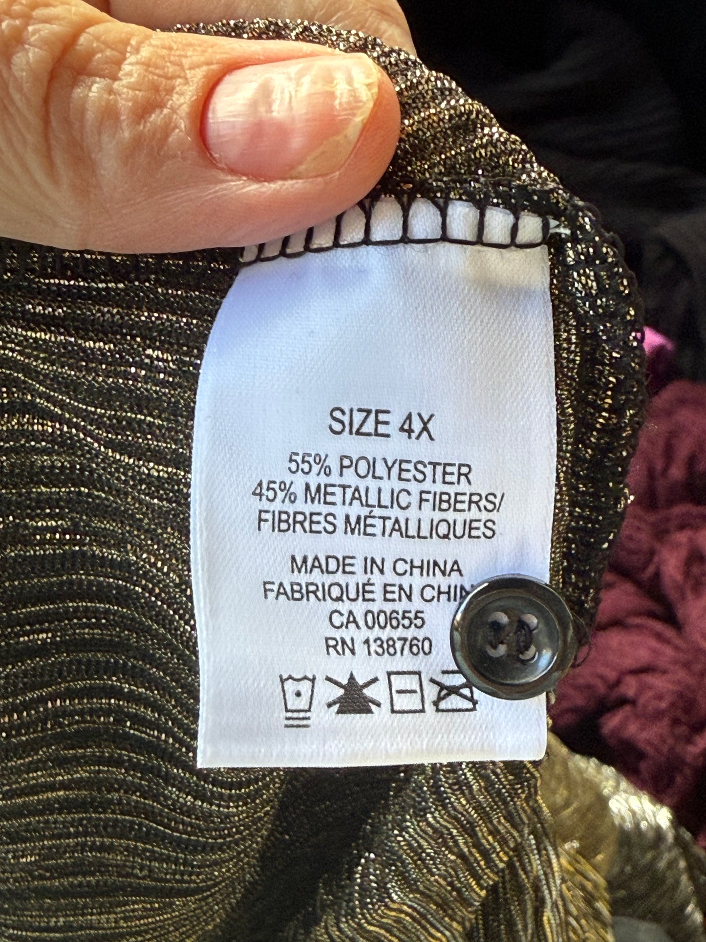 Meredith ❤️ PENN Metallic Shirt