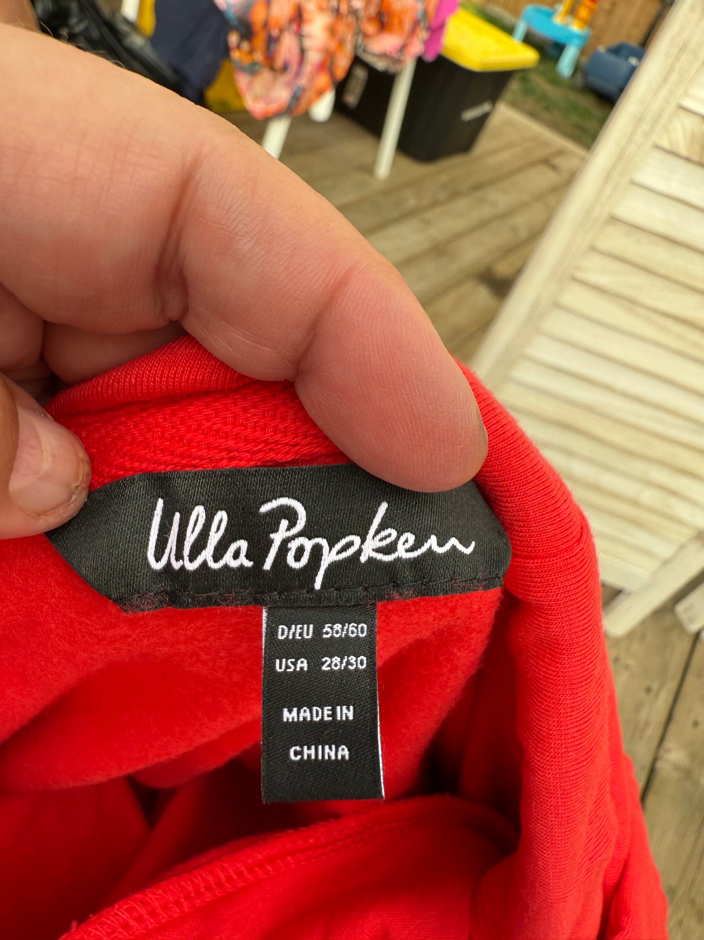 Ulla Popken Red Hoodie