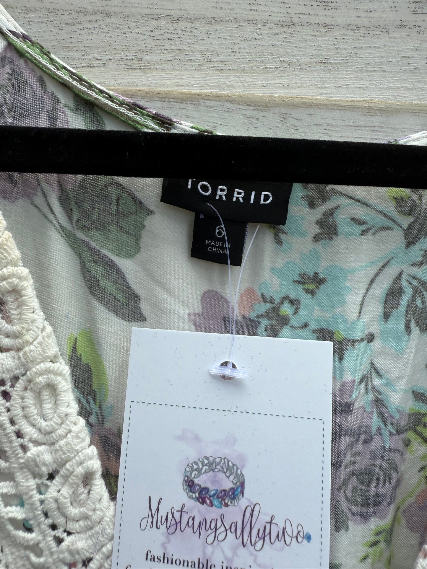 Torrid Floral Sleeveless Top