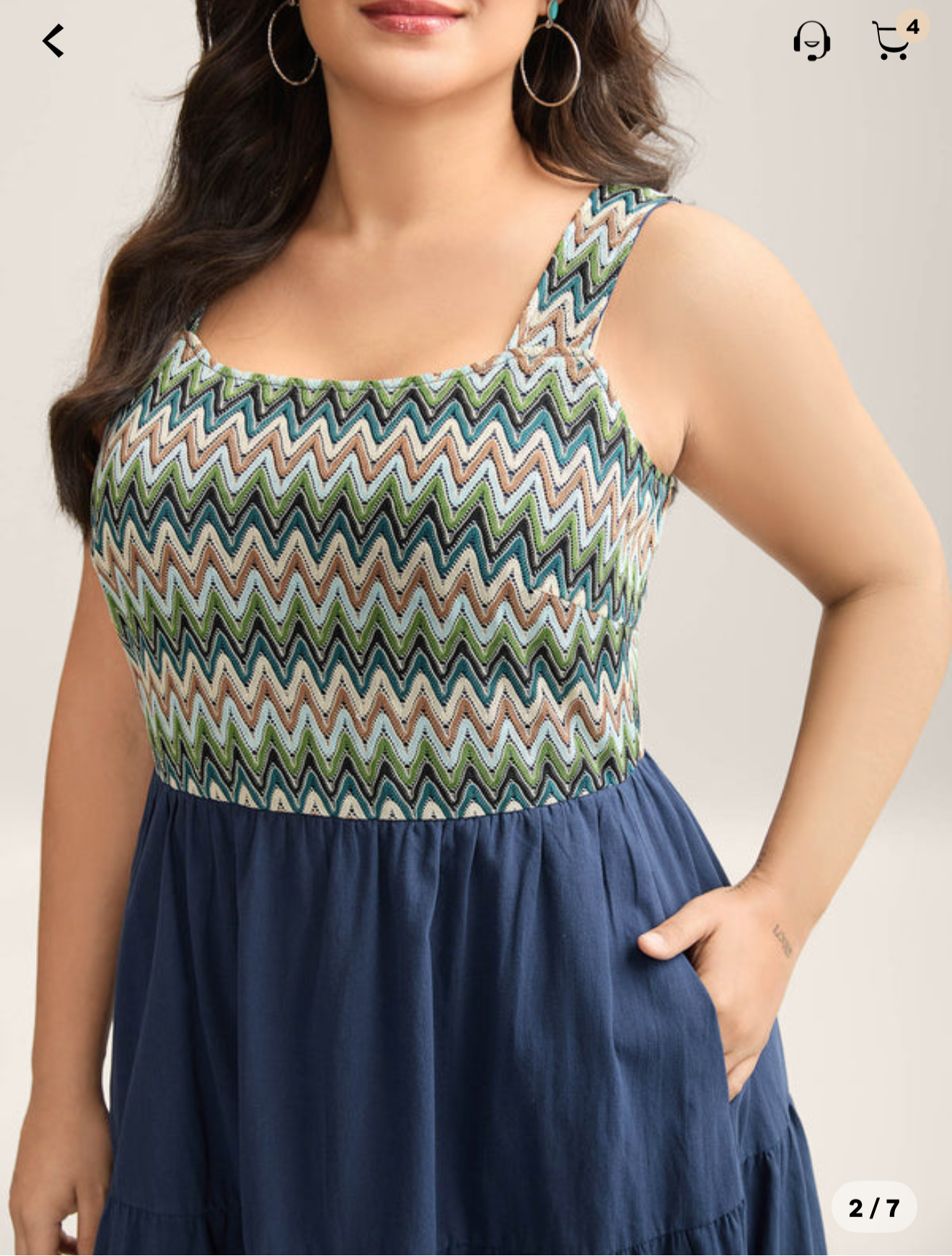 BloomChic Cotton Crochet Midi Dress