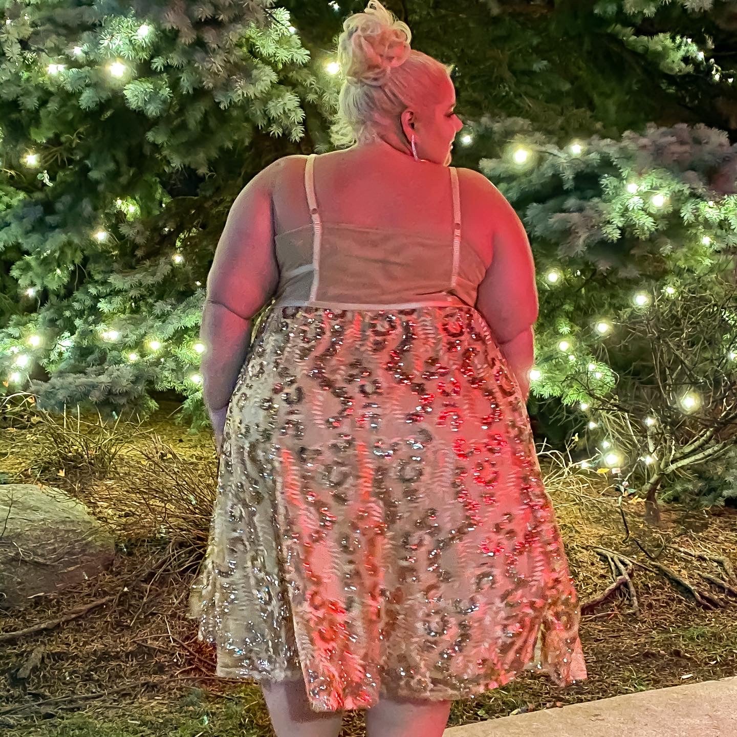 Torrid Gold Lace Party Dress