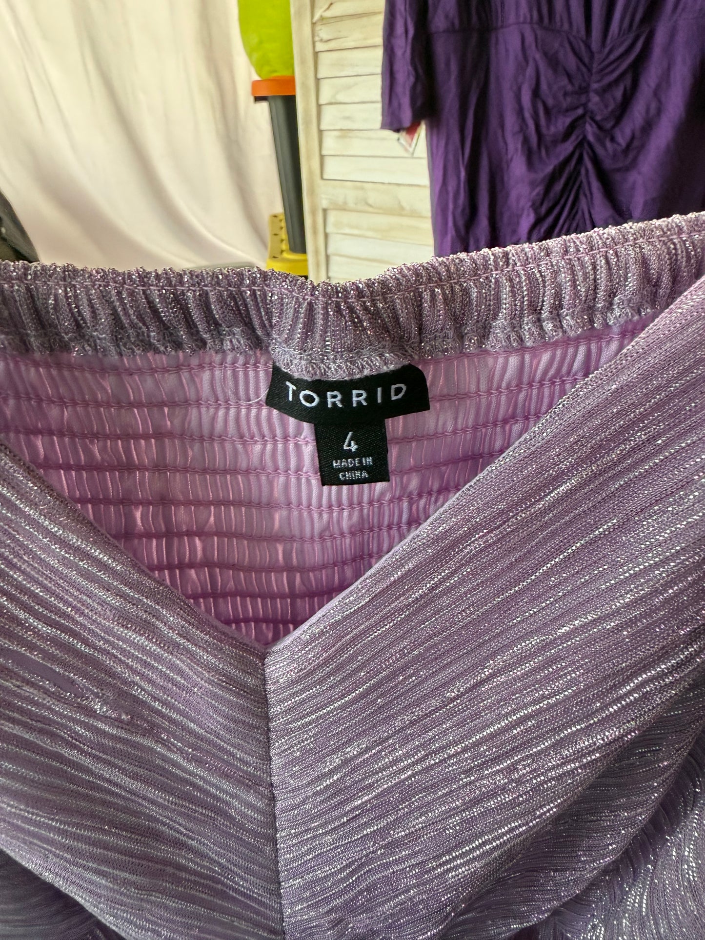 Torrid Lilac Shine Dress