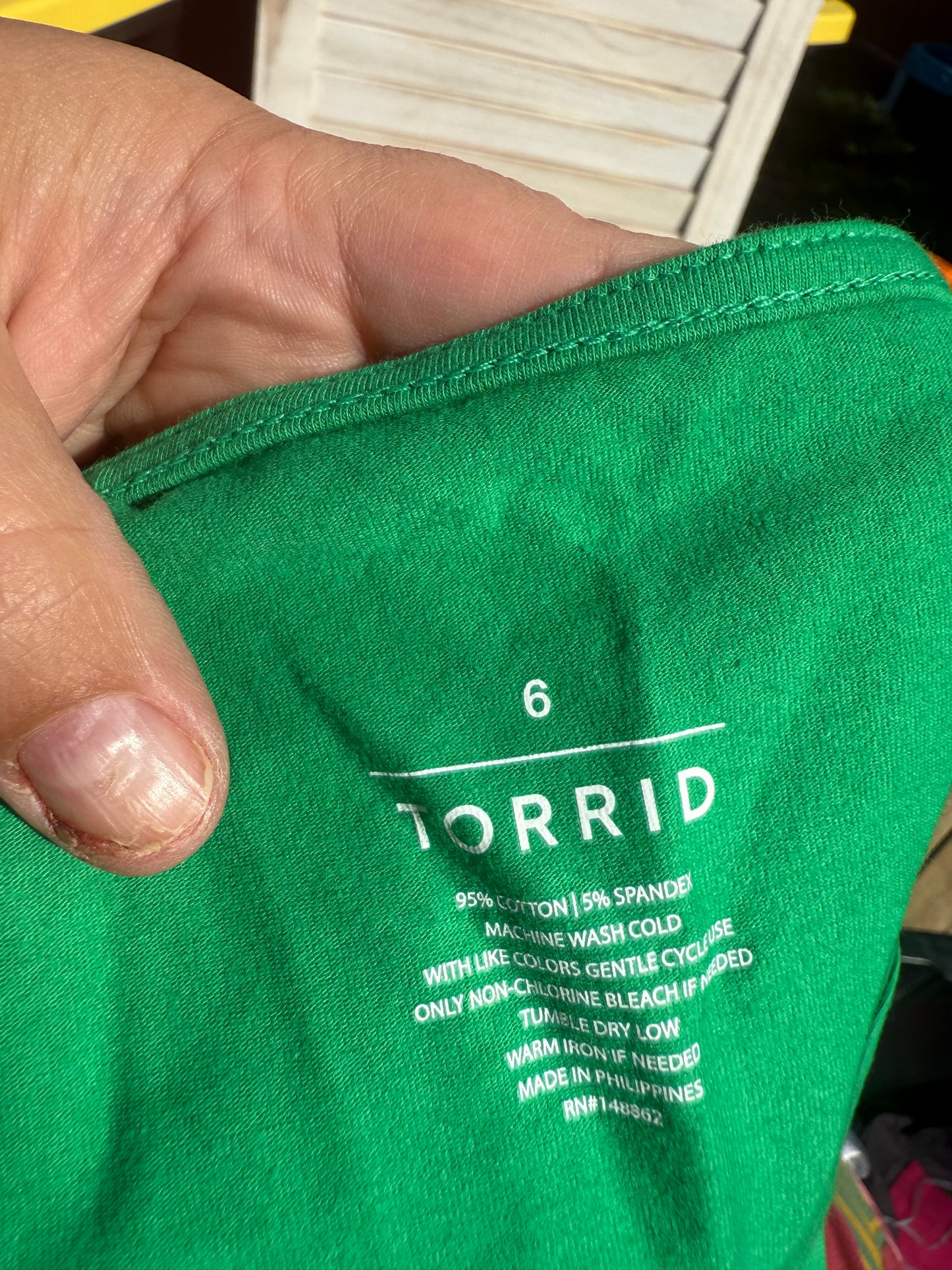 Torrid Green Cropped Cami