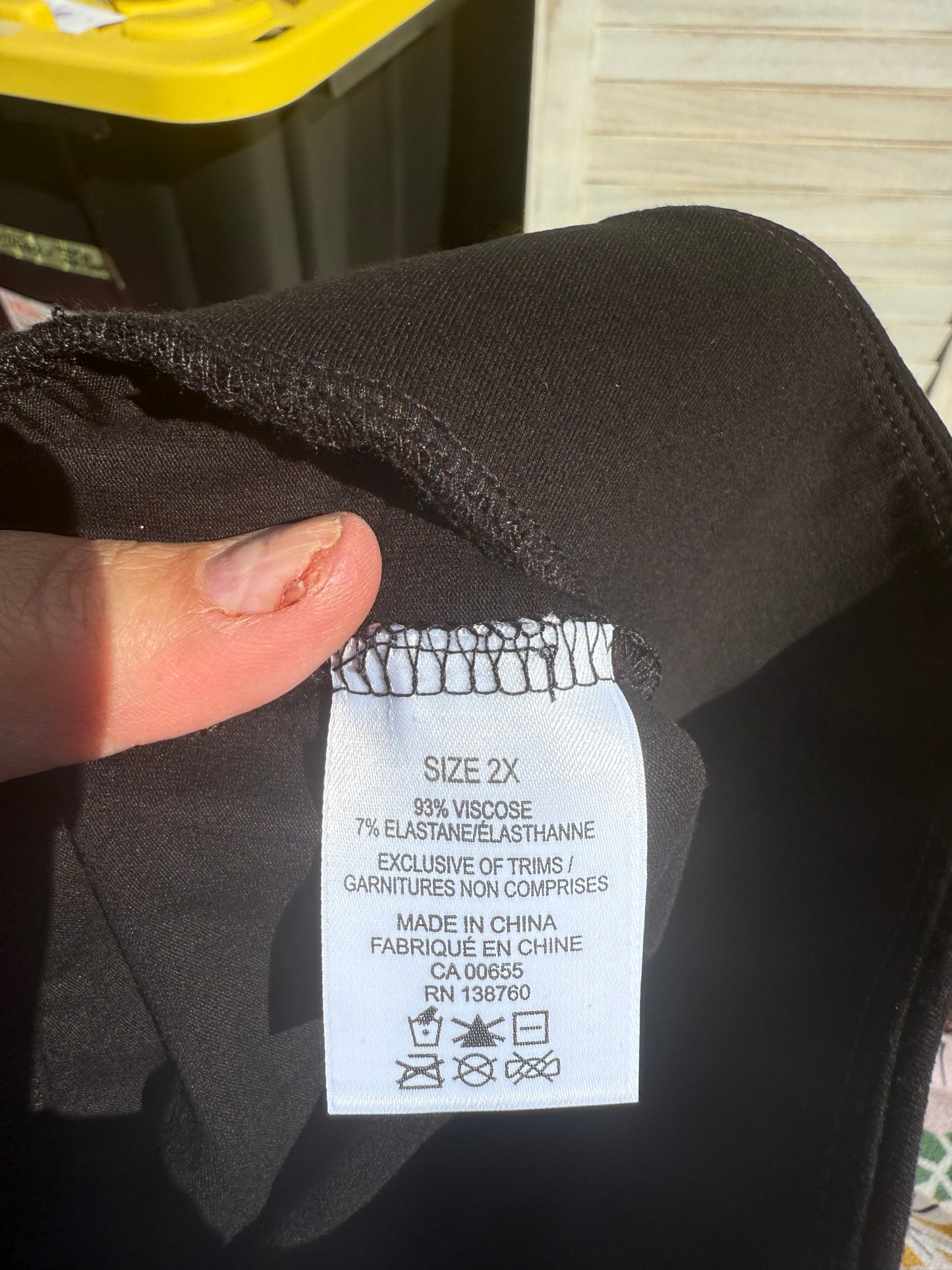 PENN Black Sequin Stripe Leggings