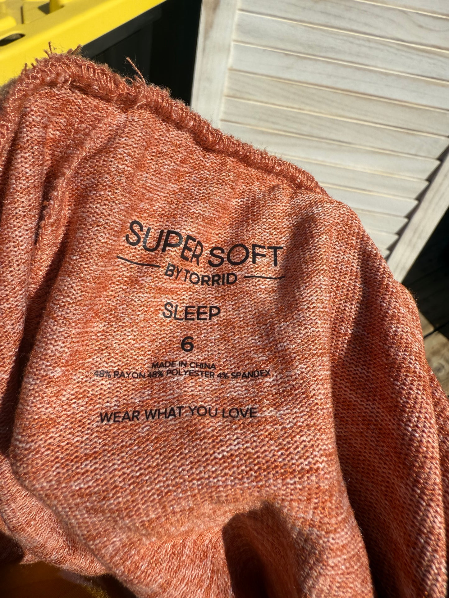 Torrid Burnt Orange Sleep Set