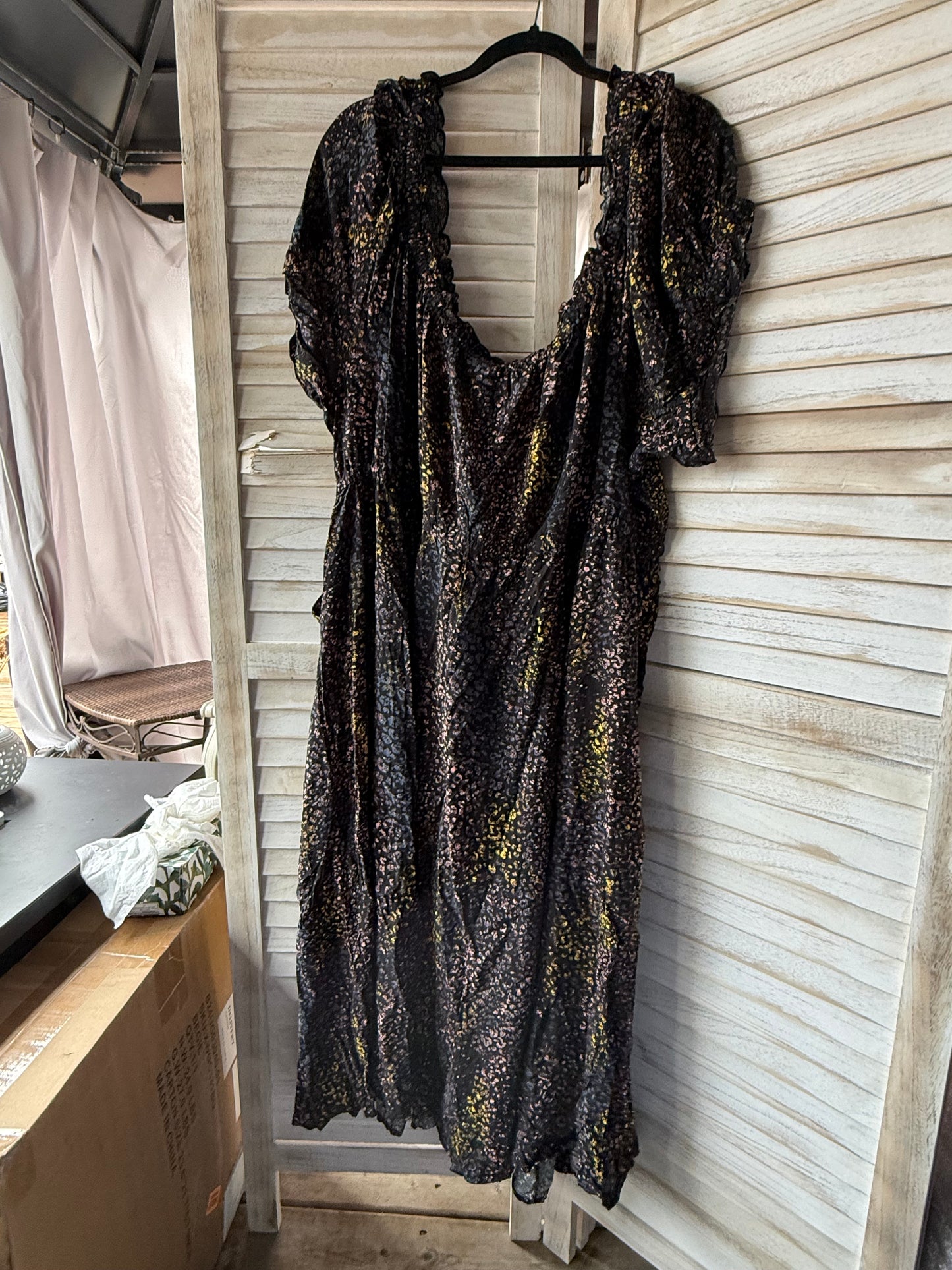 Torrid Black Print Dress