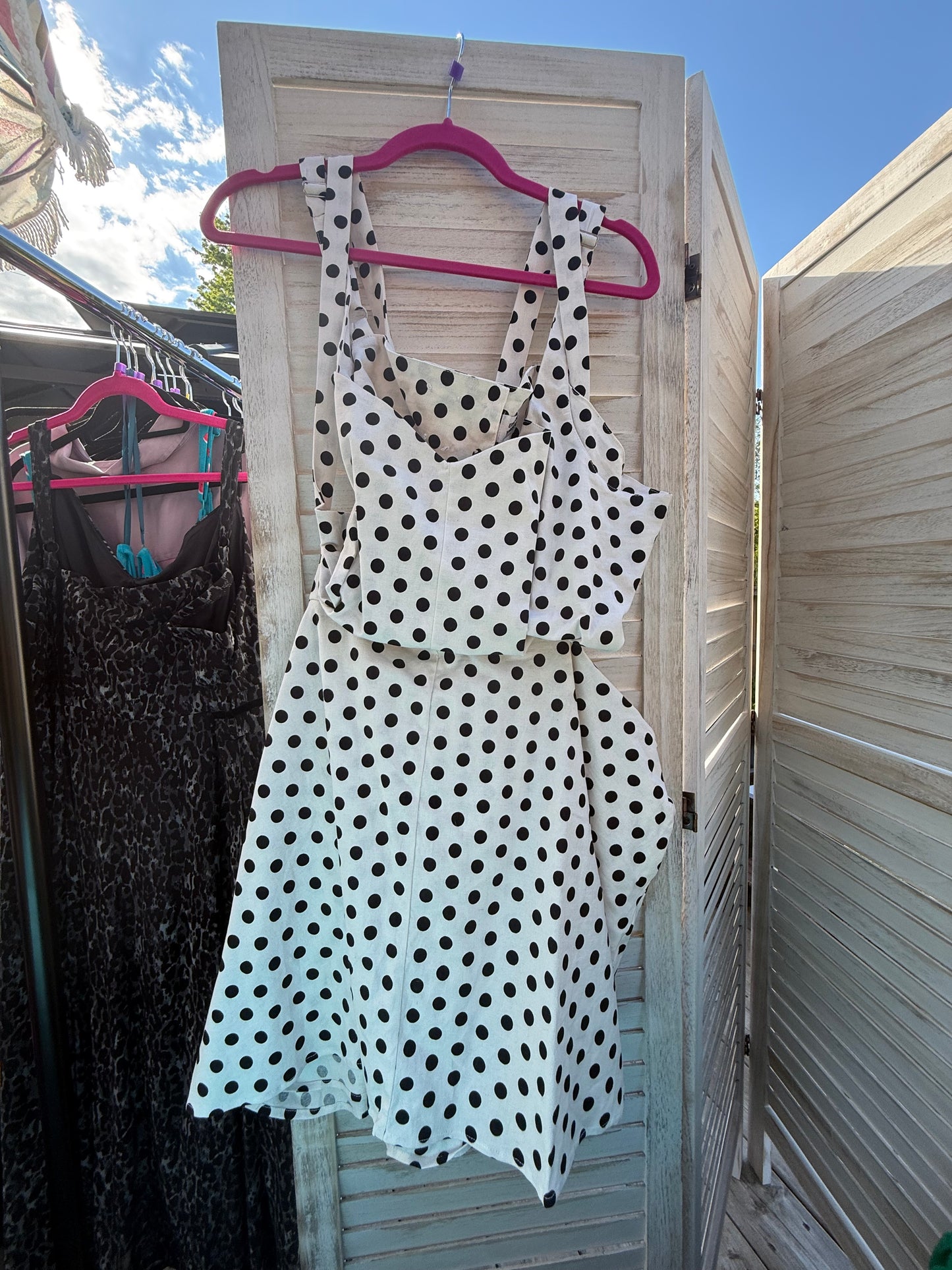 Unique Vintage Polka Dot Romper
