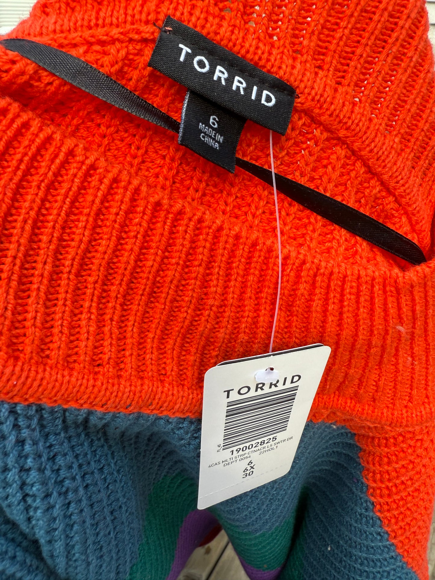 Torrid Striped Sweater Dress