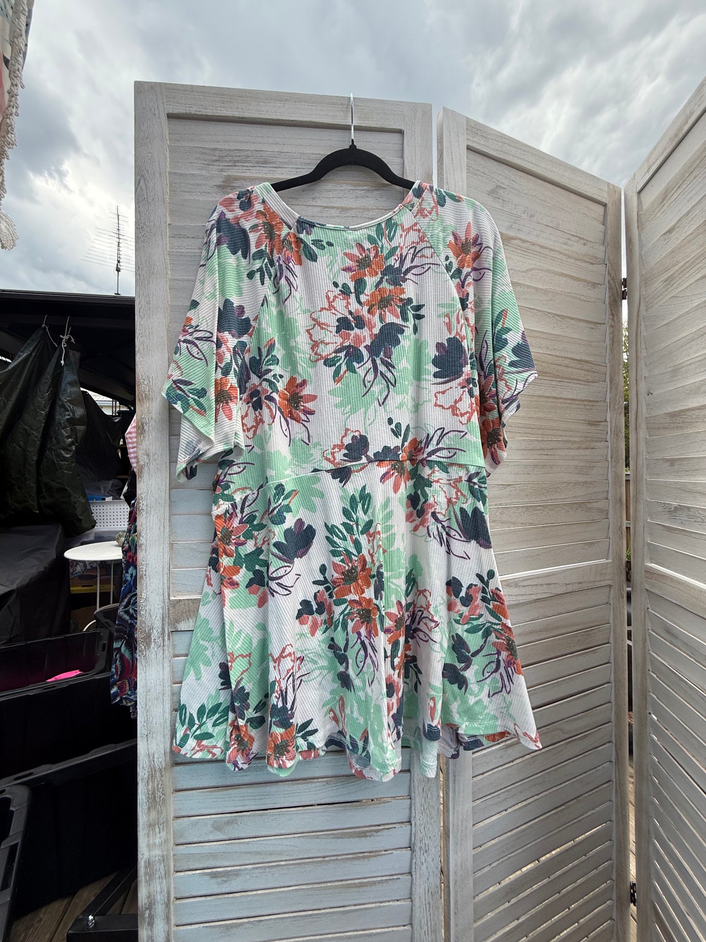 Torrid Green Peplum Top