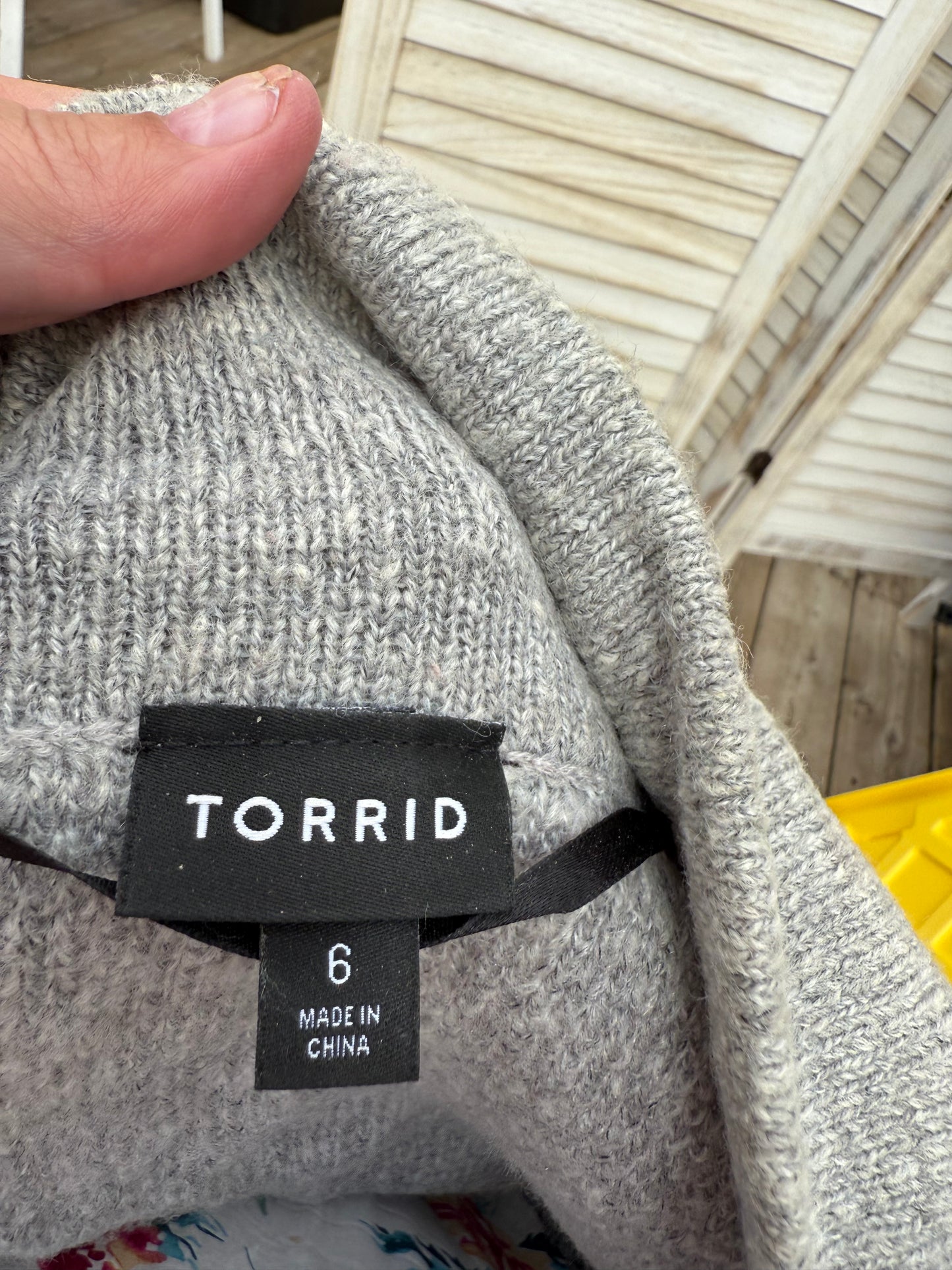 Torrid Grey Coatigan