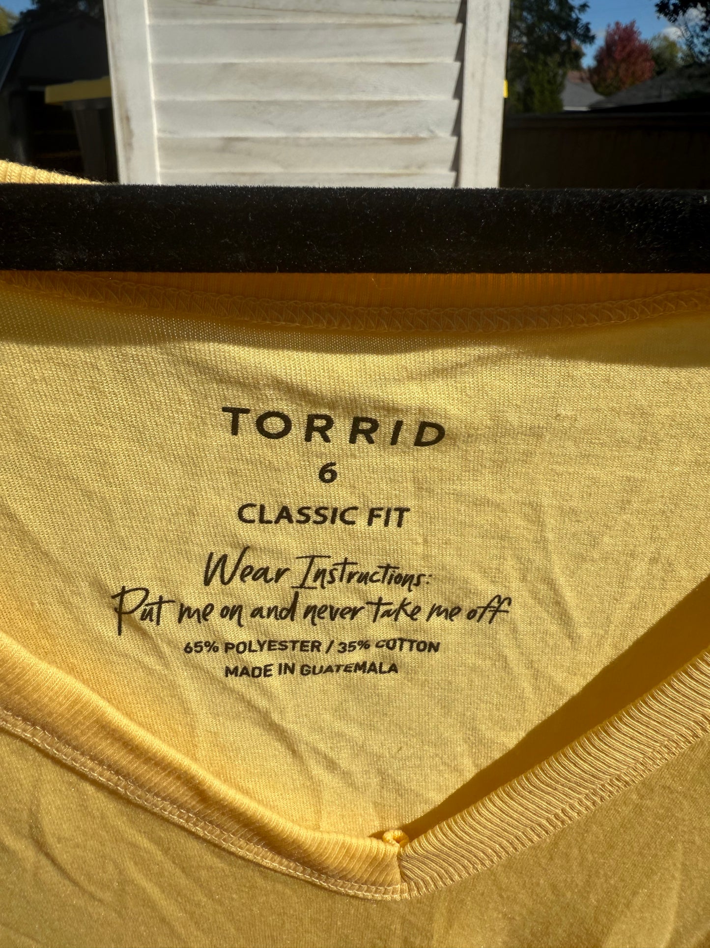Torrid Yellow Tank Top