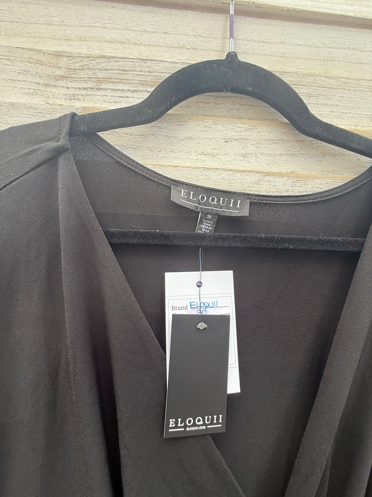 ELOQUII Black Jersey Dress