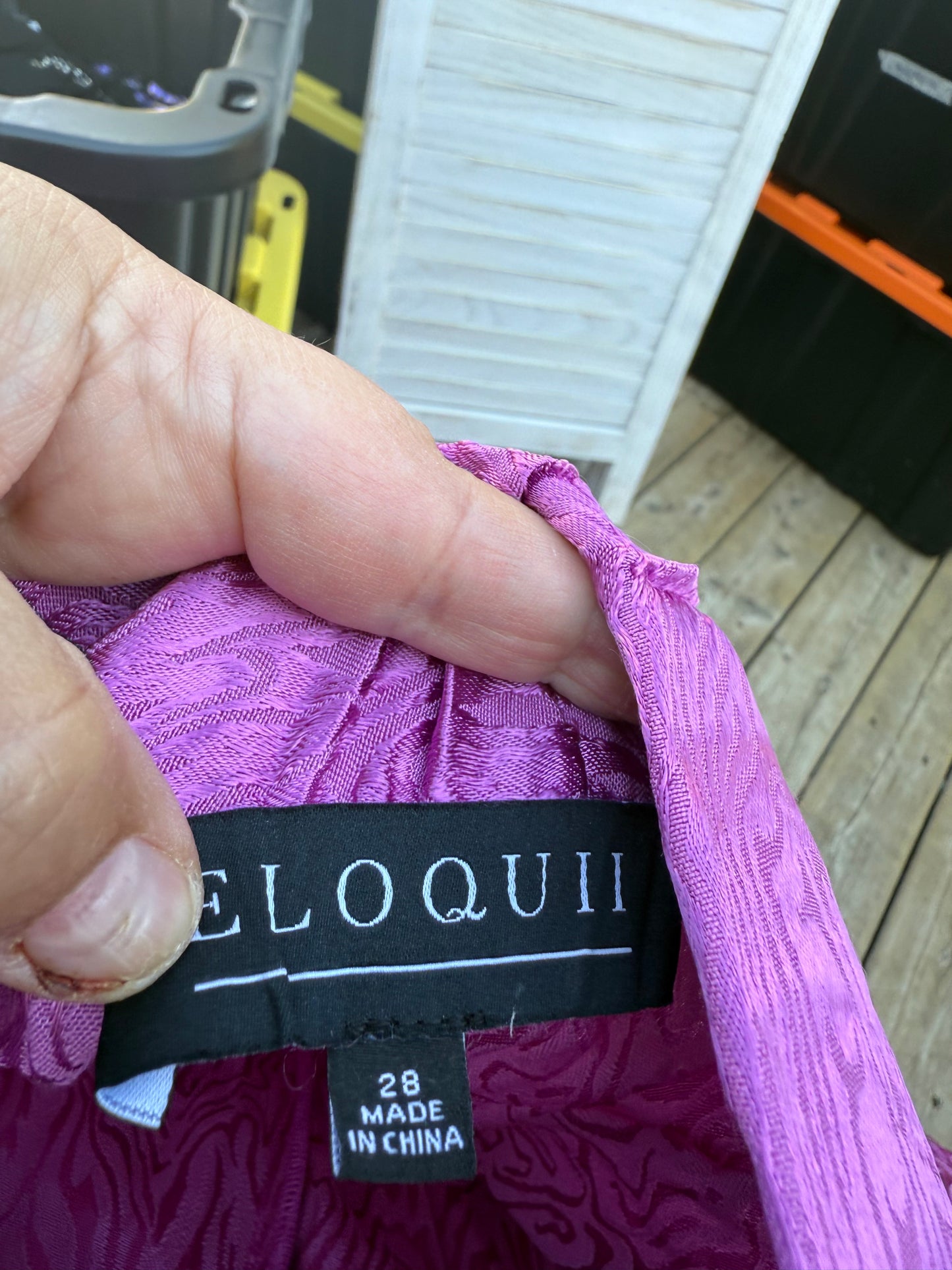 ELOQUII Pink Satin Pants