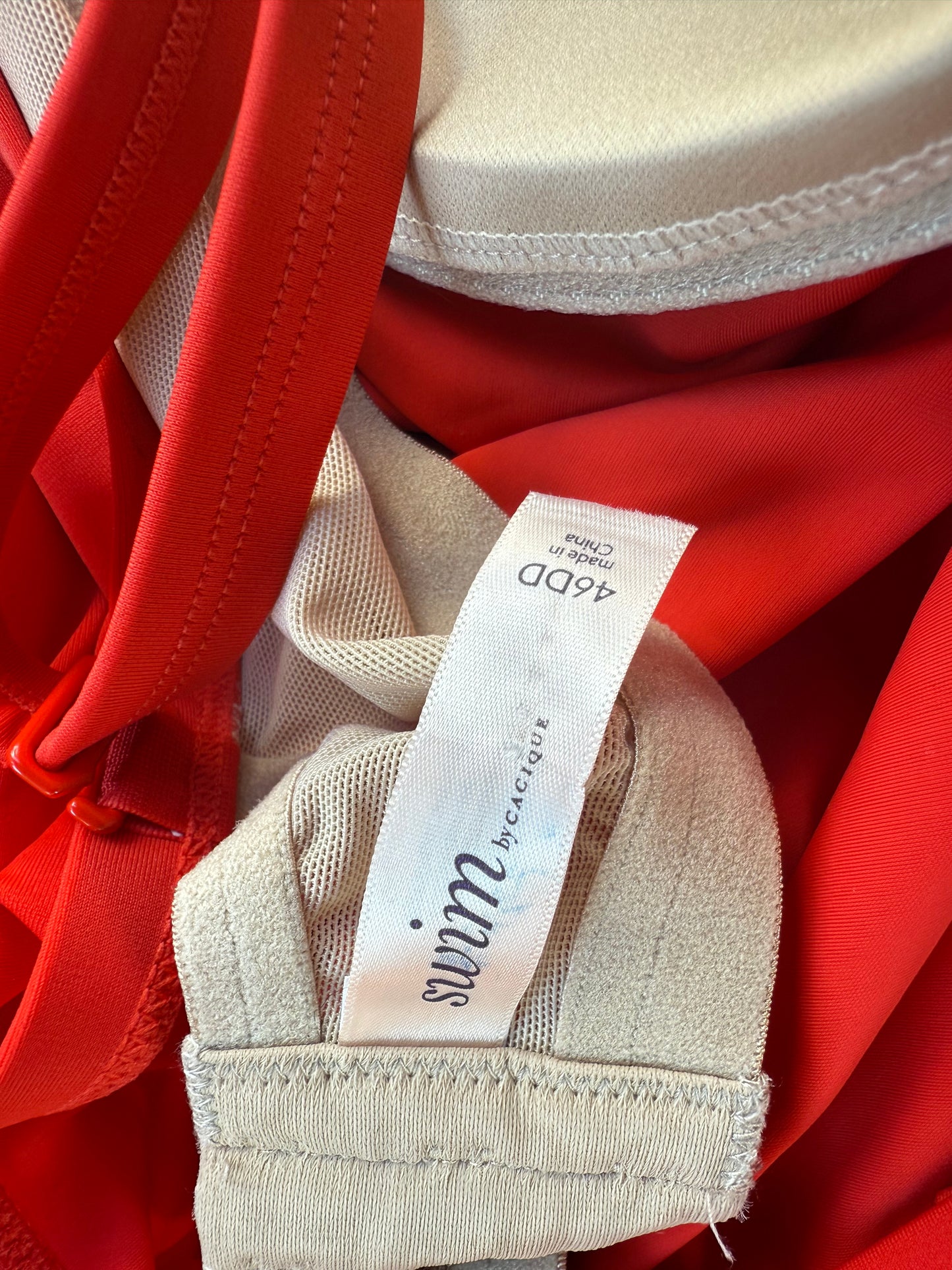 Lane Bryant Orange Tankini