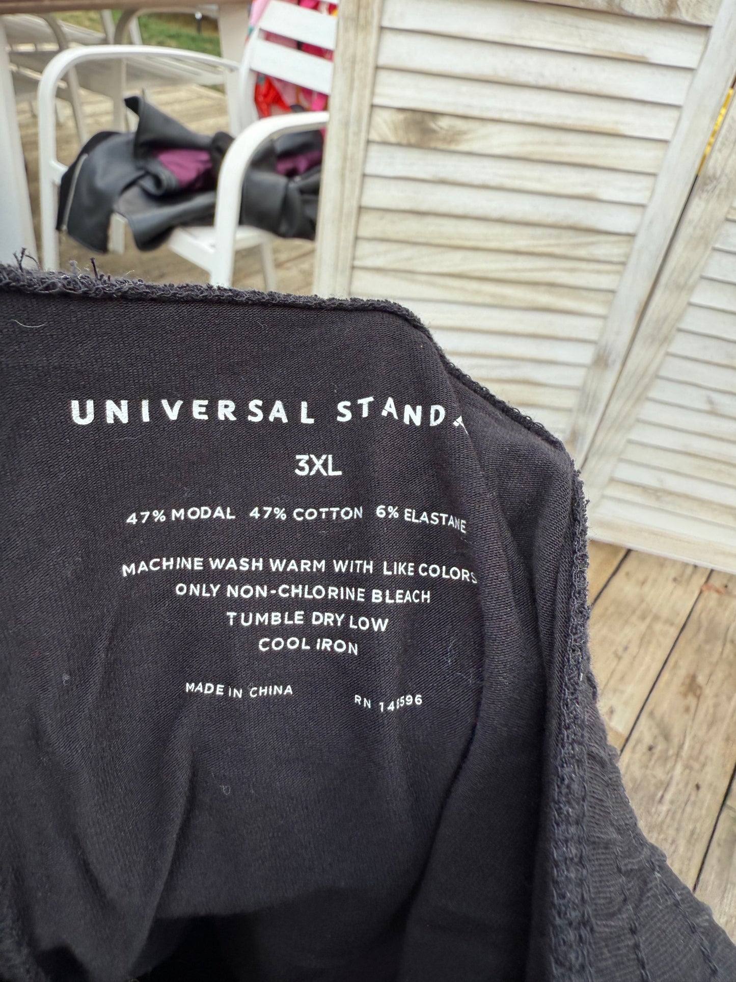 Universal Standard Black Lounge Set