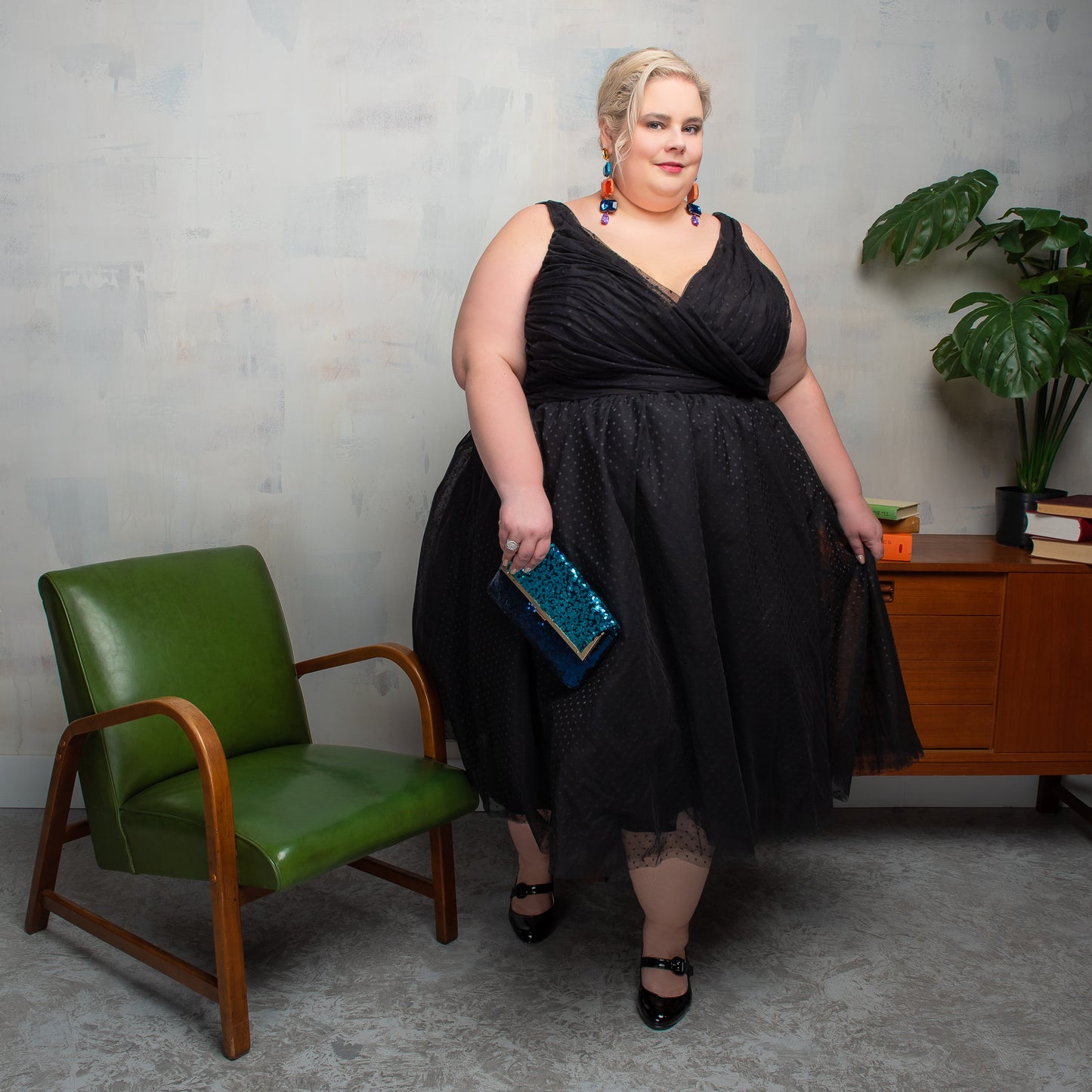 Jason Wu x ELOQUII Black Dress