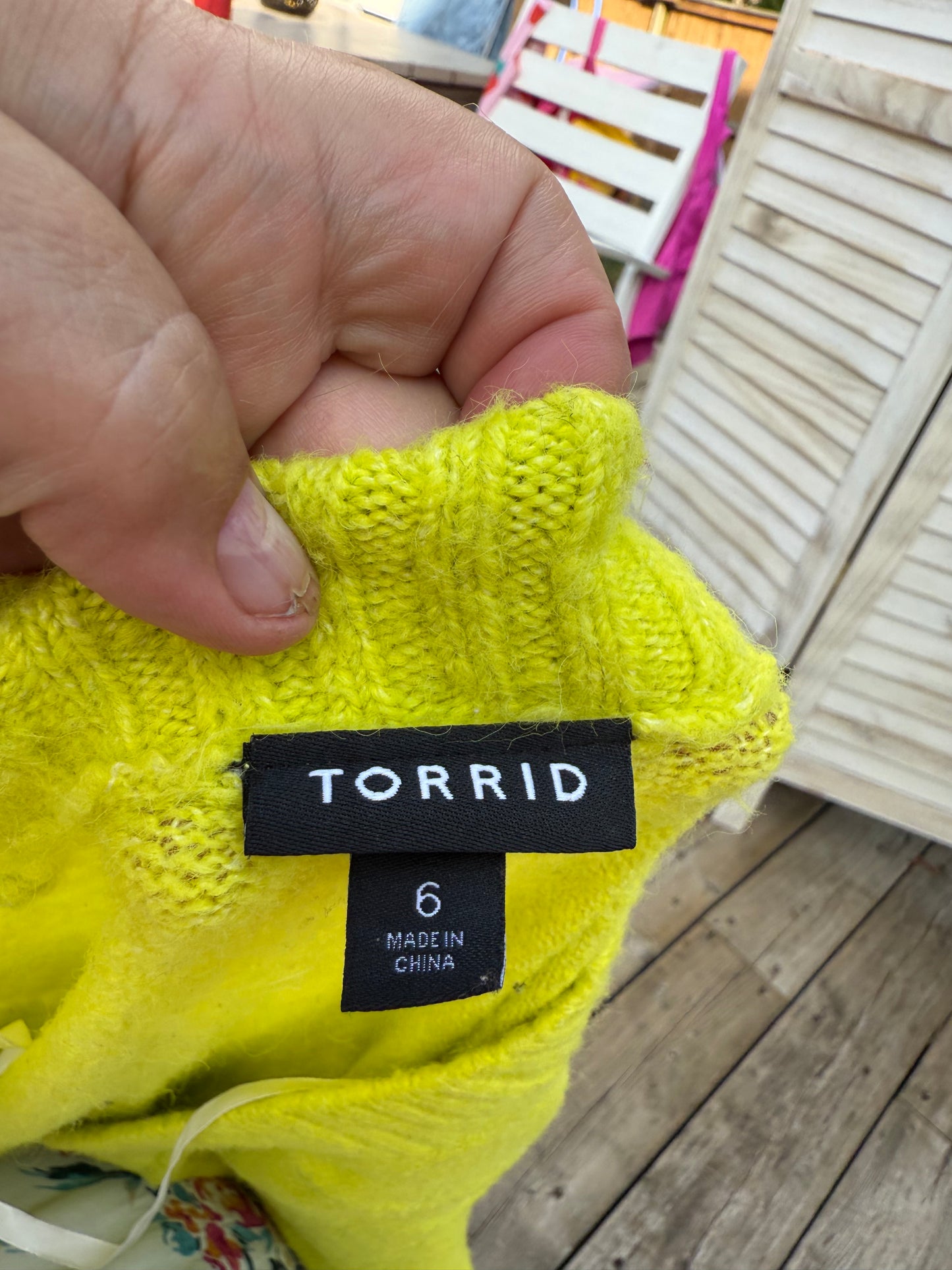 Torrid Neon Cardigan