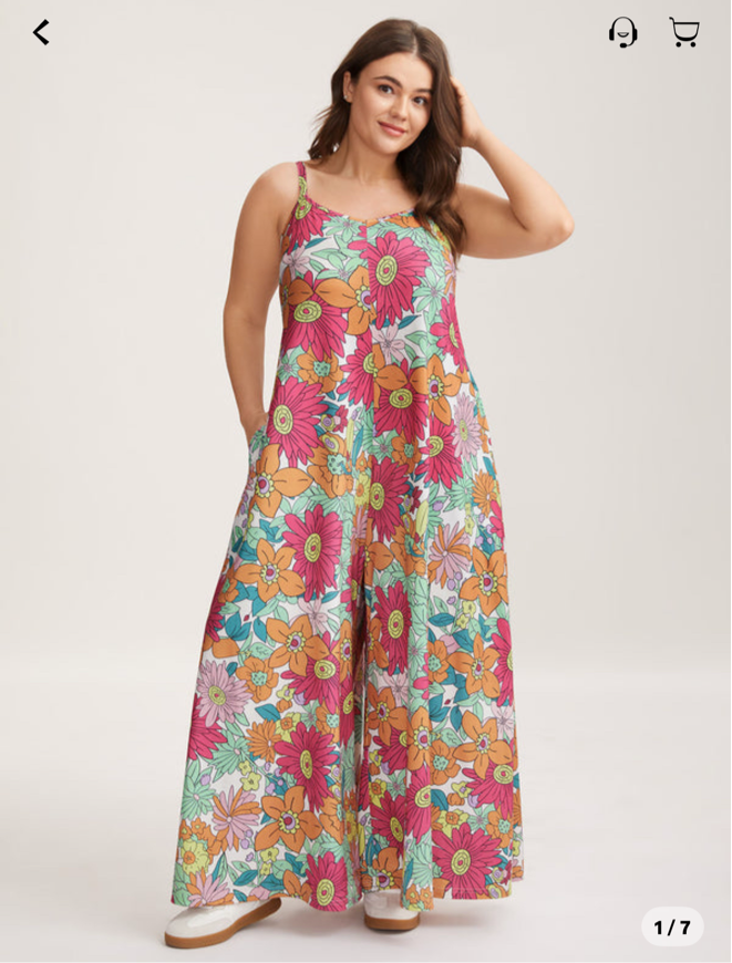 BloomChic Vivid Groove Jumpsuit