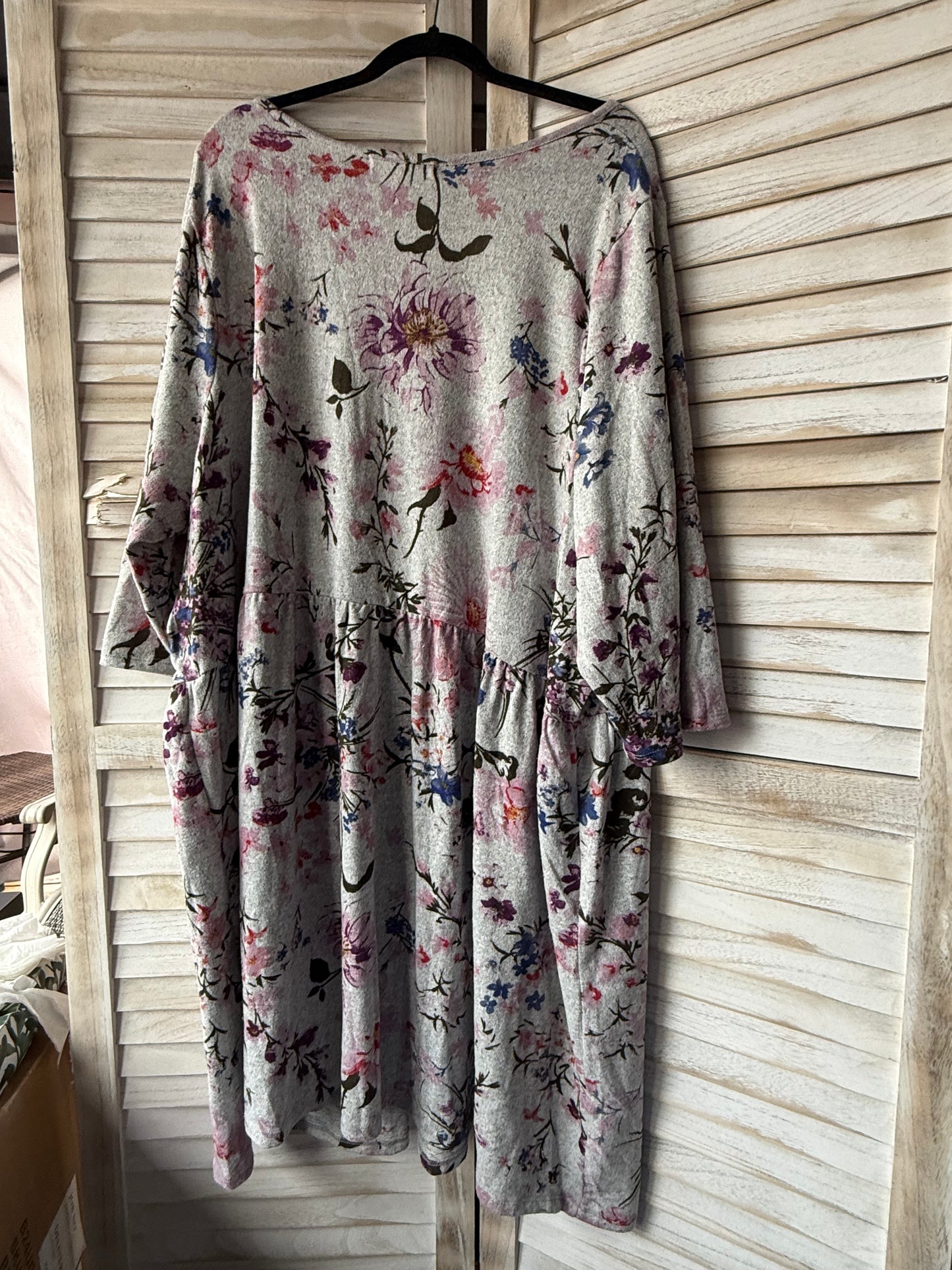 PENN Grey Floral Dress