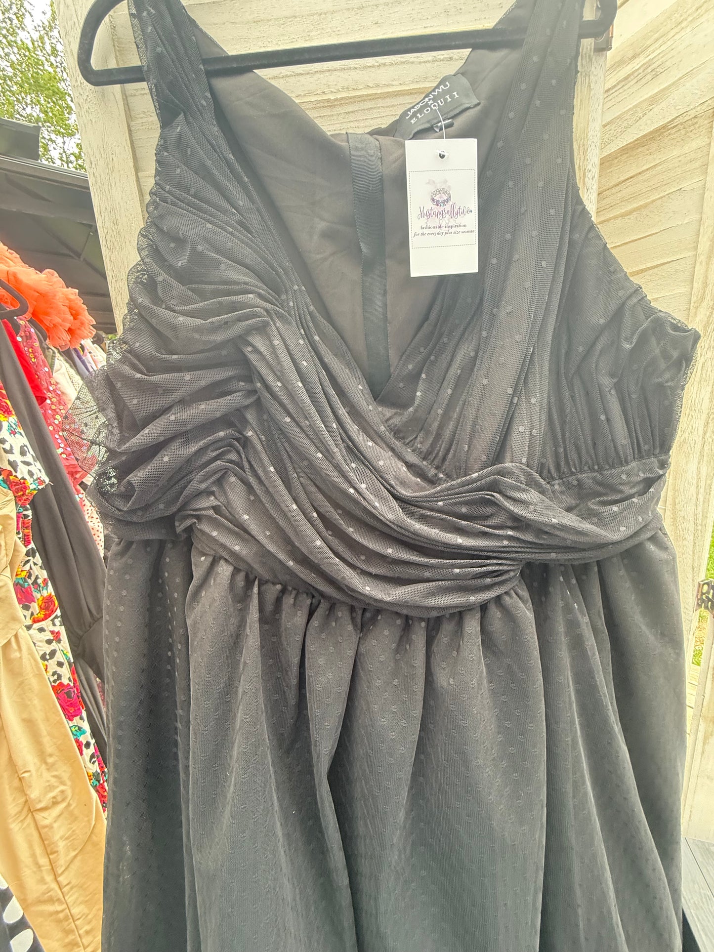 Jason Wu x ELOQUII Black Dress
