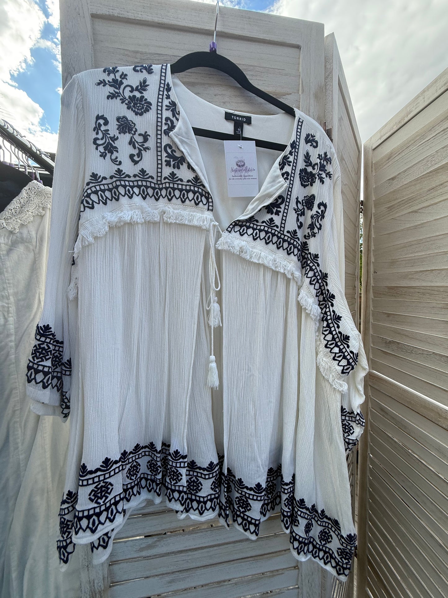 Torrid Embroidered Shirt