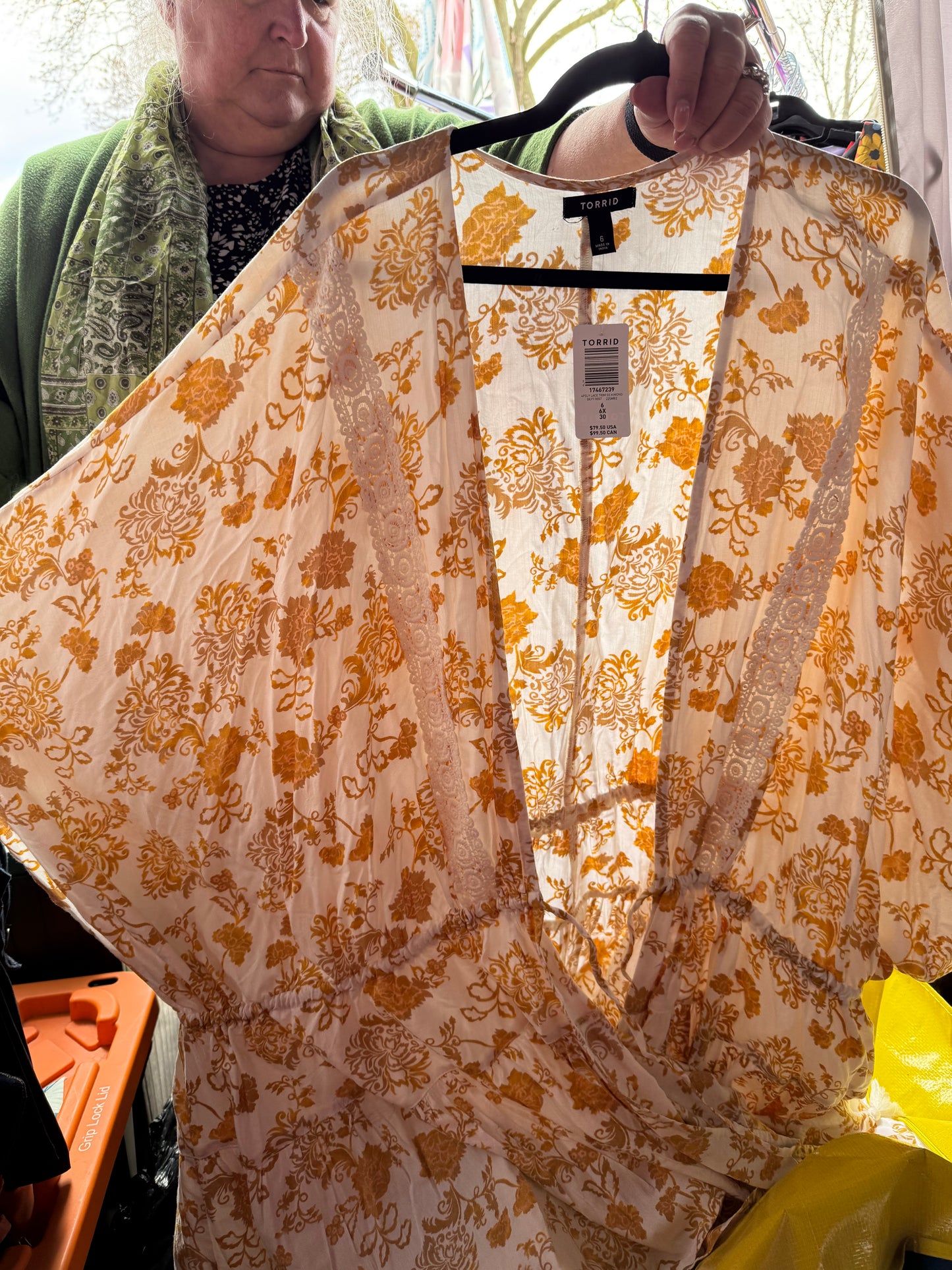 Torrid Gold Kimono
