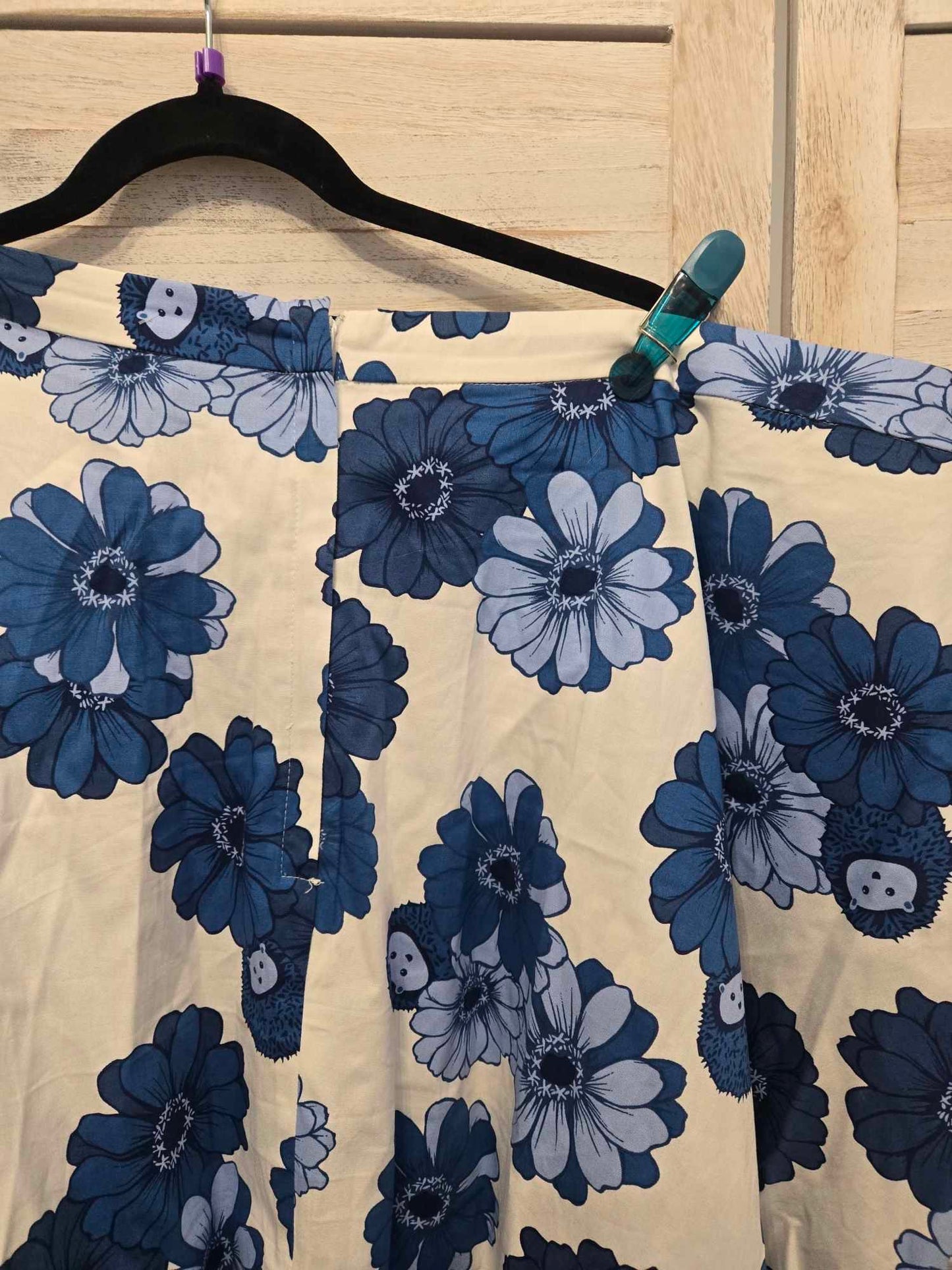 ModCloth x Collectif Collared Daisy A-line Skirt