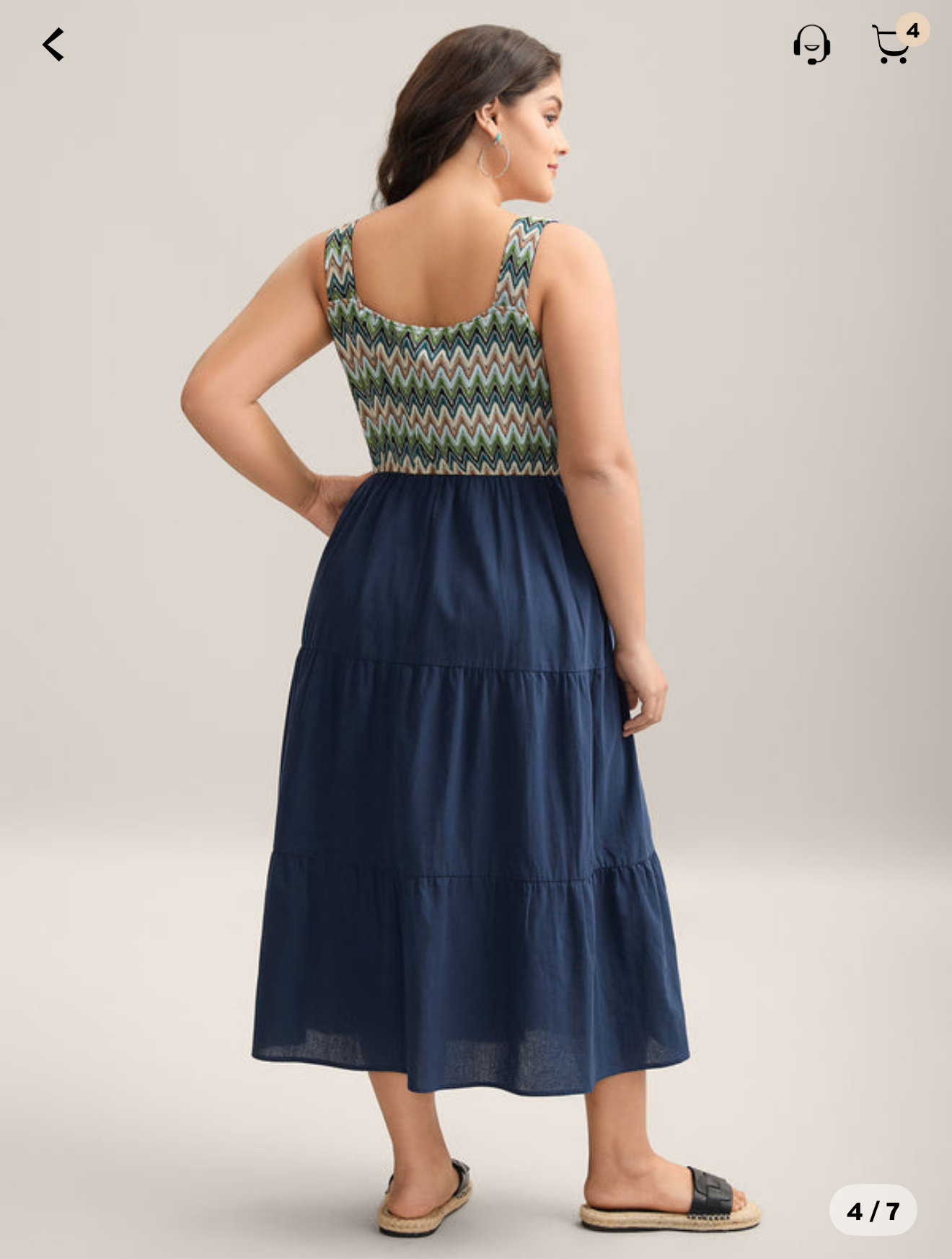 BloomChic Cotton Crochet Midi Dress