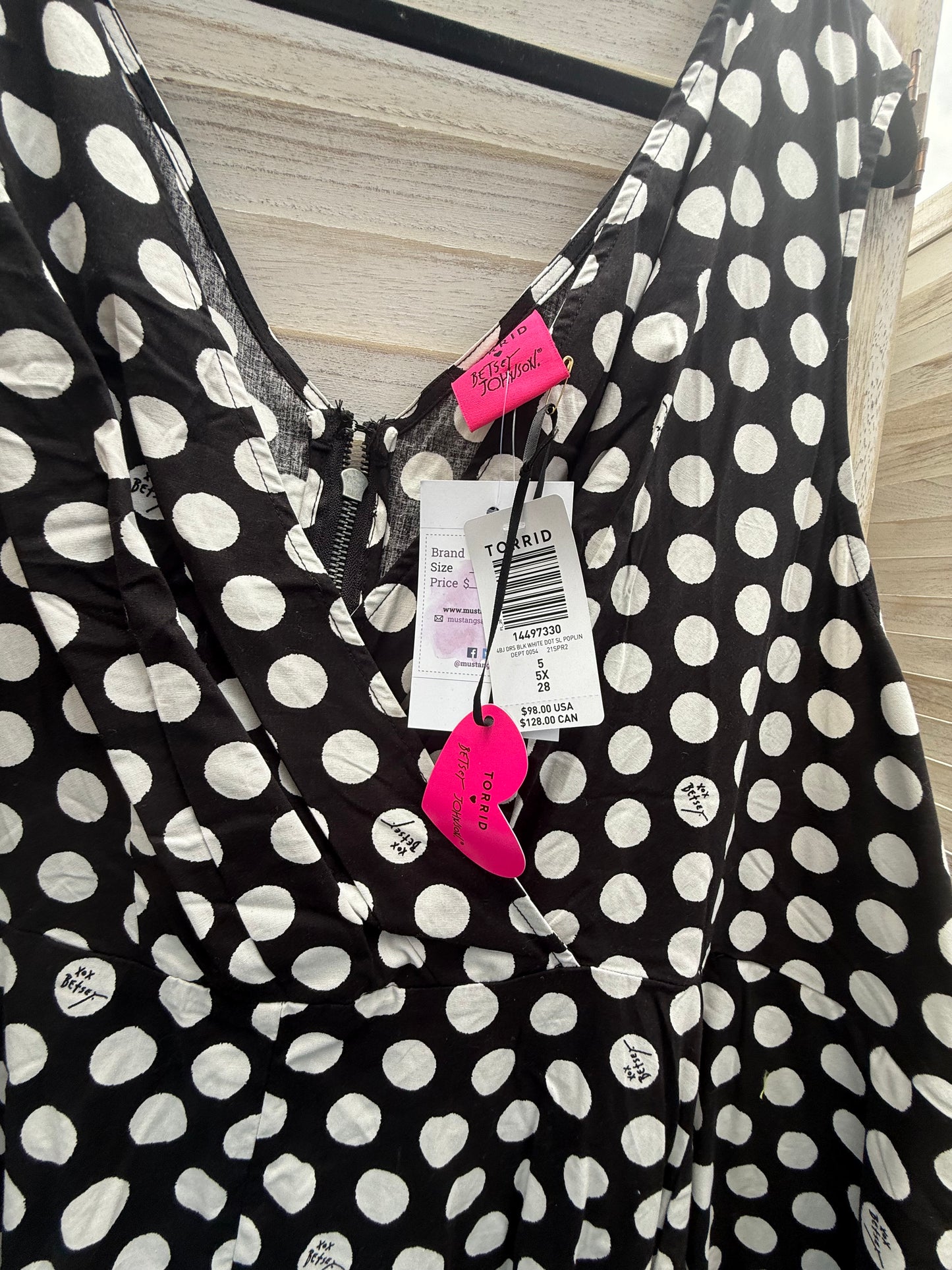 Torrid x Betsey Johnson Polka Dot Dress