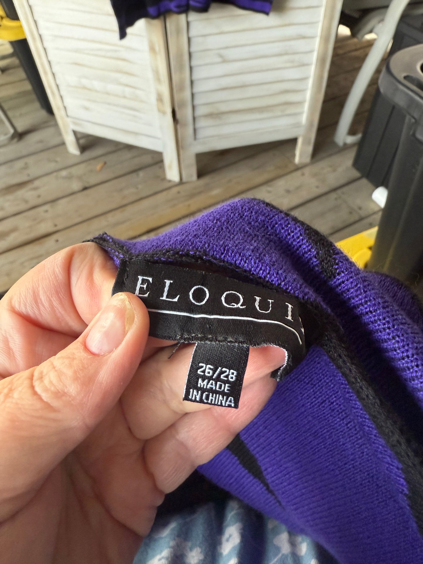 ELOQUII Zebra Print Cardigan