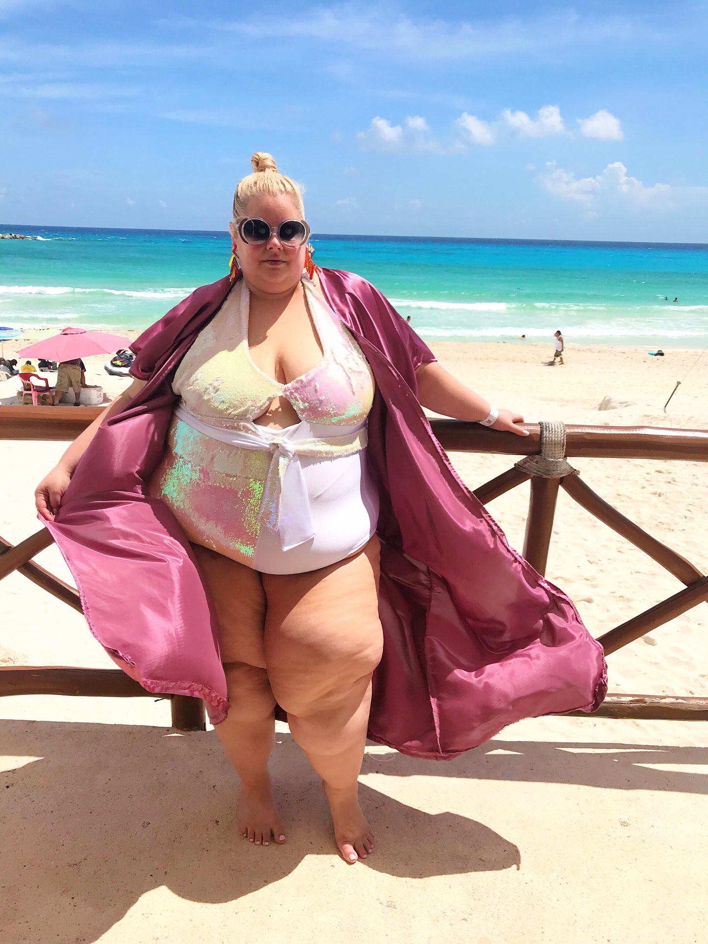 Curverra One Piece Sequin Swimsuit