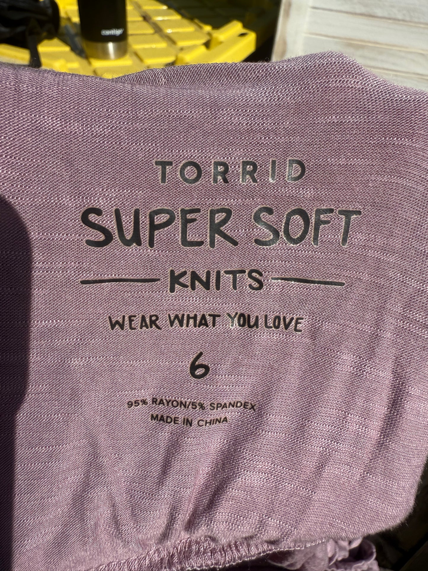 Torrid Mauve Ruffle Top