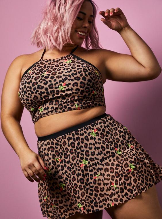 Torrid x Betsey Johnson Animal Print Bikini