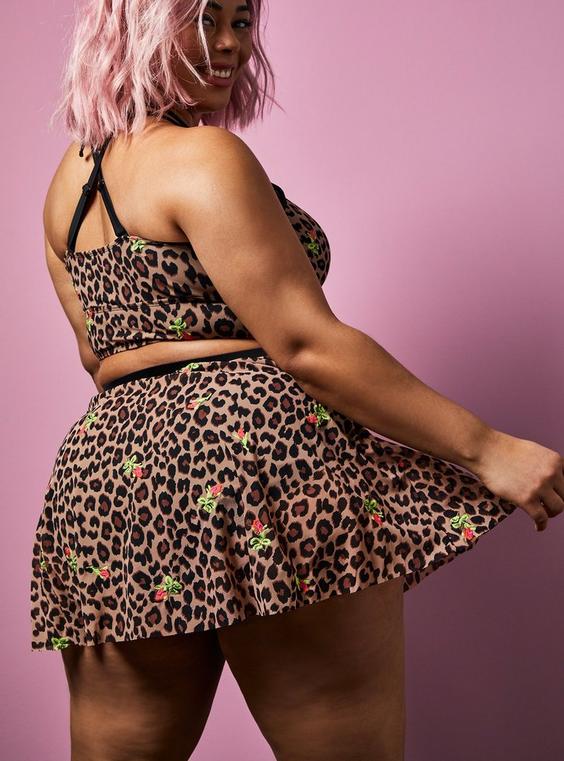 Torrid x Betsey Johnson Animal Print Bikini