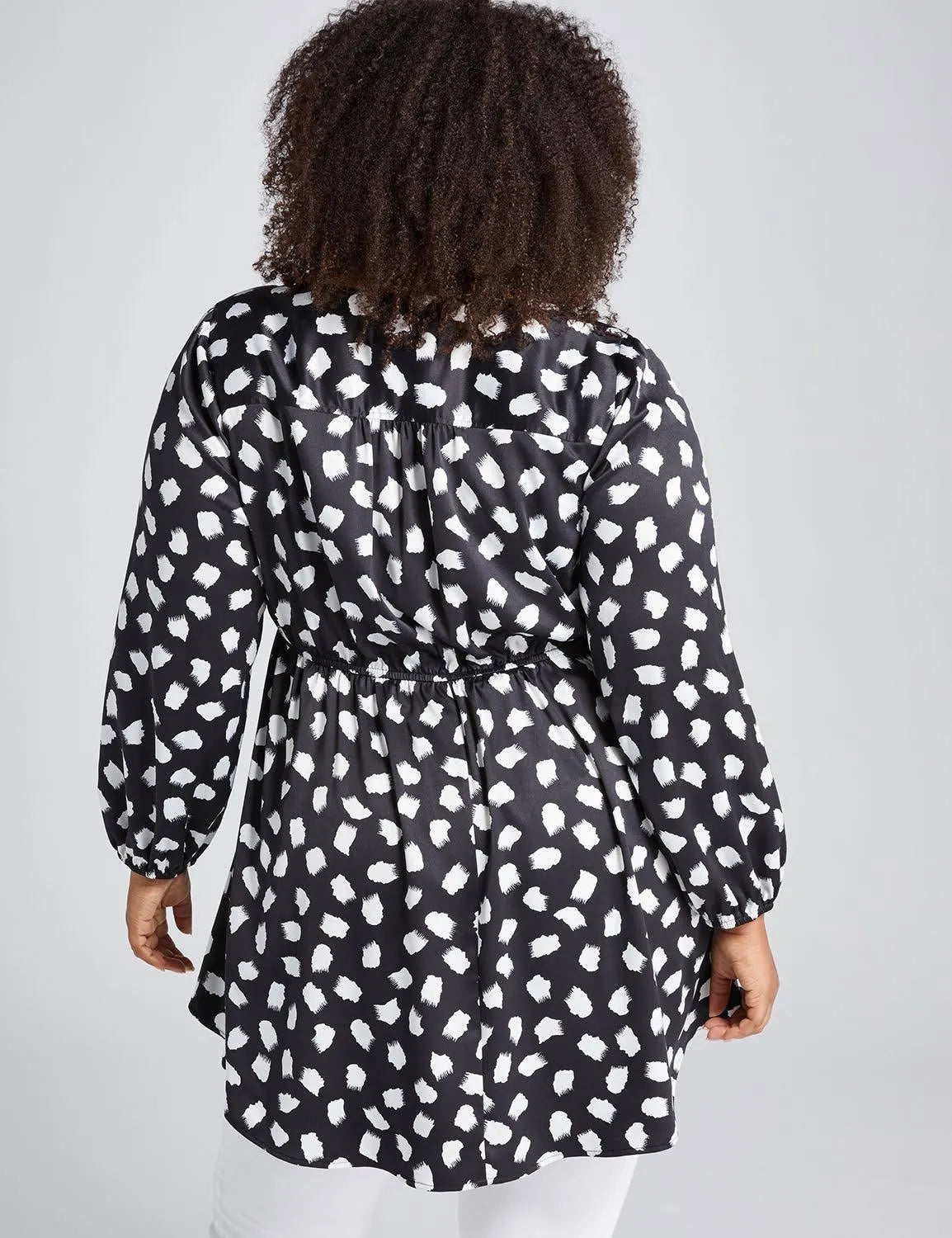 Lane Bryant x IamBeauticurve Polka Dot Blouse